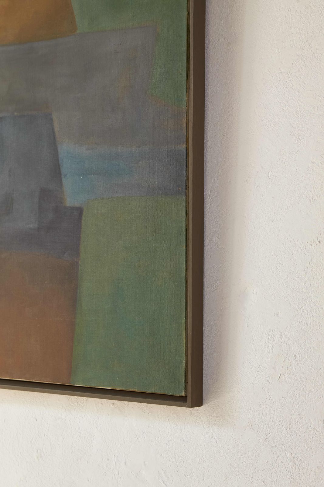 Abstract Landscape In Oil On Canvas By Marie Louise Hardy, C1960 photo buy