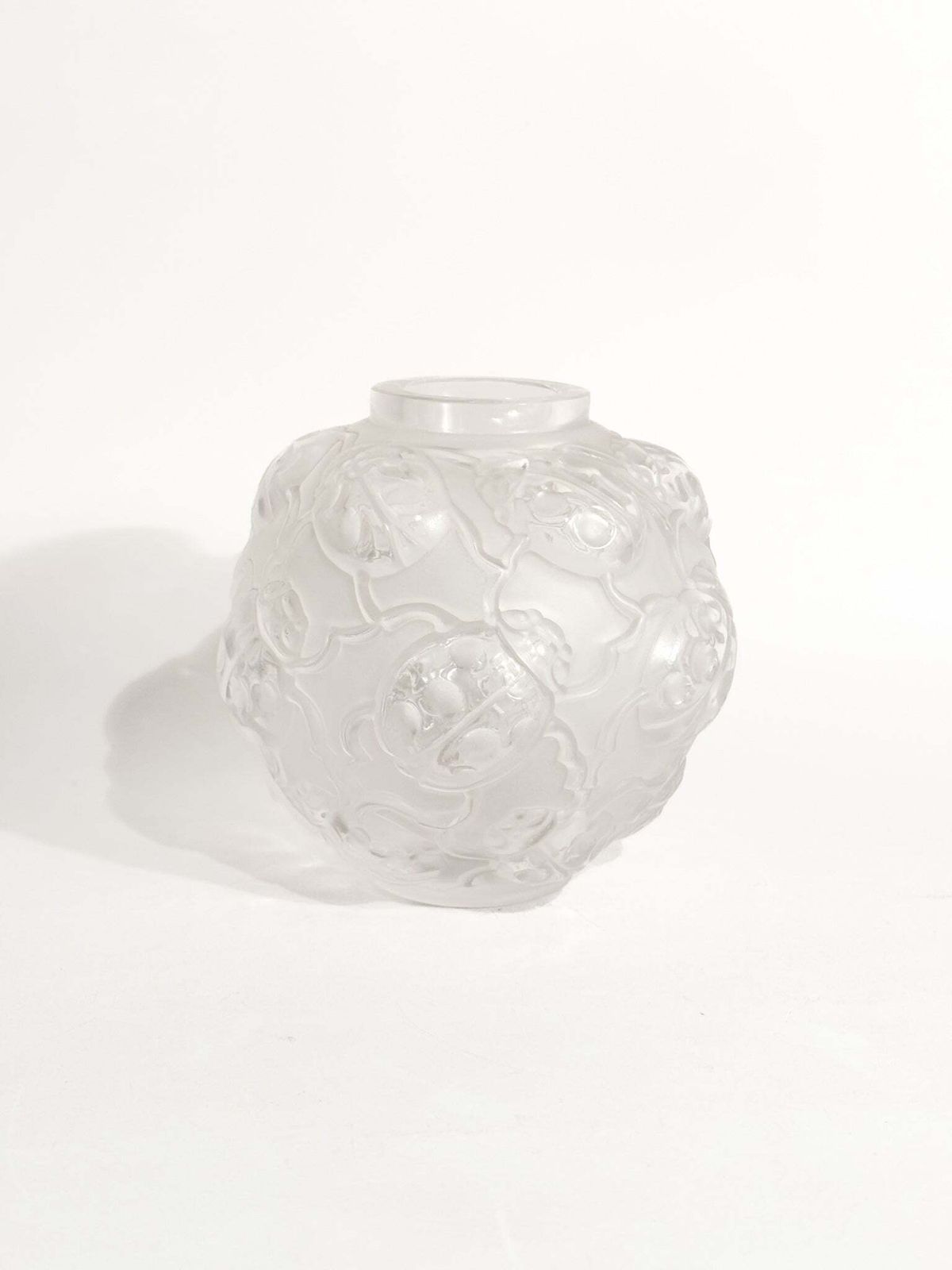 Lalique Crystal Vase 'Coccinelle' From The 1980s photo furniture