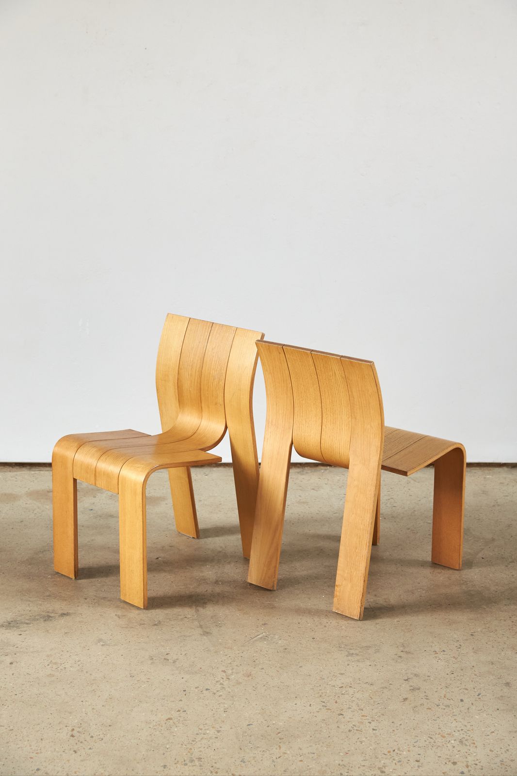 Set Of 4 Bentwood Strip Chairs By Gijs Bakker For Castelijn photo 2940.0