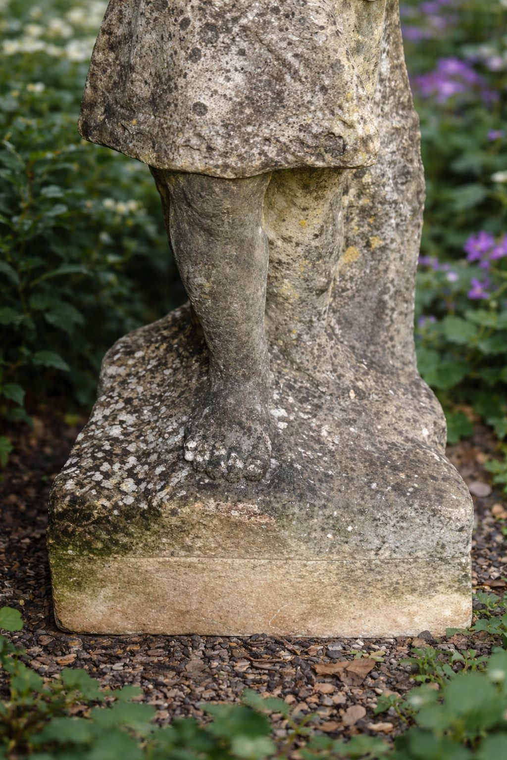 A Very Sweet Hand Carved Stone Figure Of A Young Girl, Dating To Circa 1930 photo Home Decor