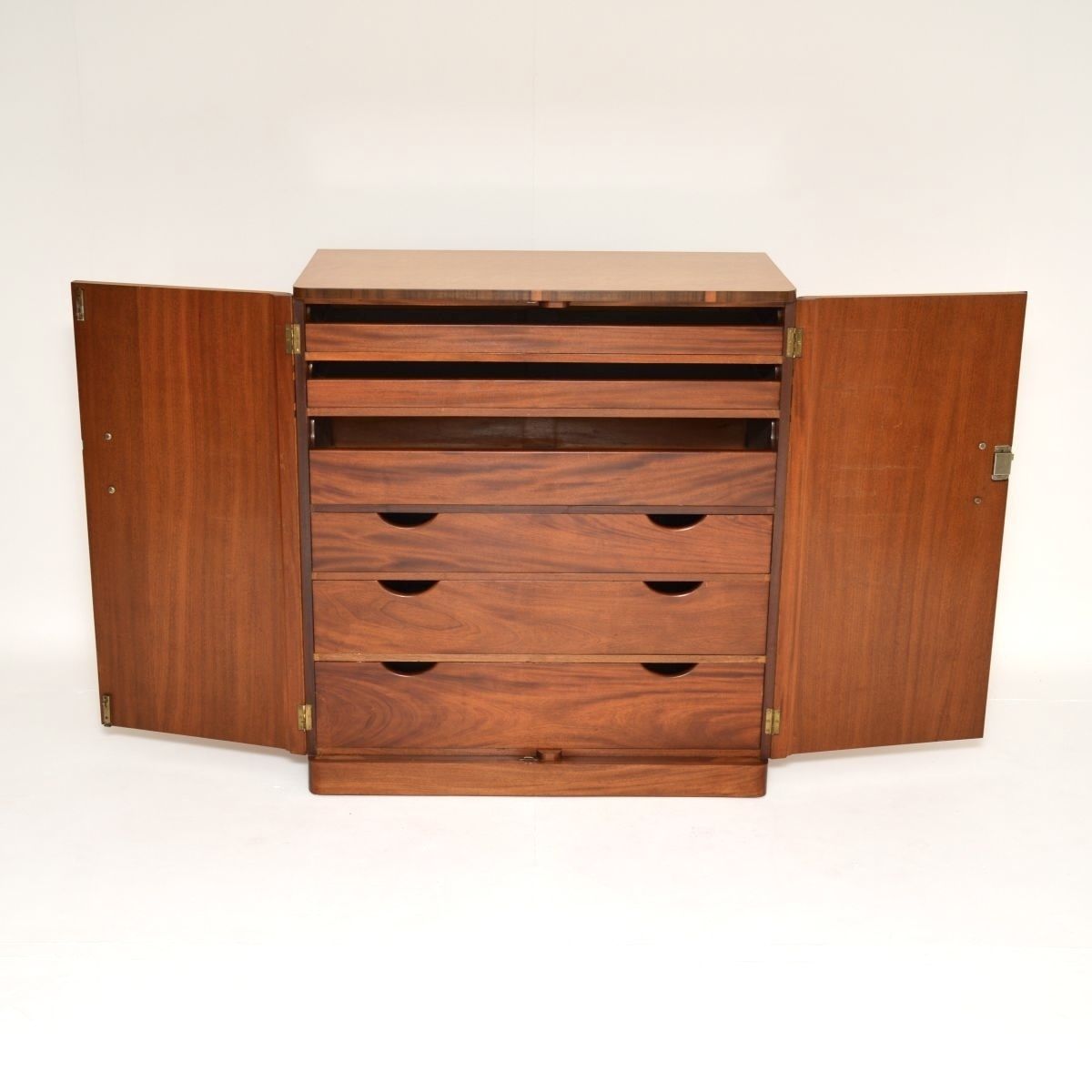 Art Deco Birds Eye Maple And Walnut Compactum Wardrobe photo furniture