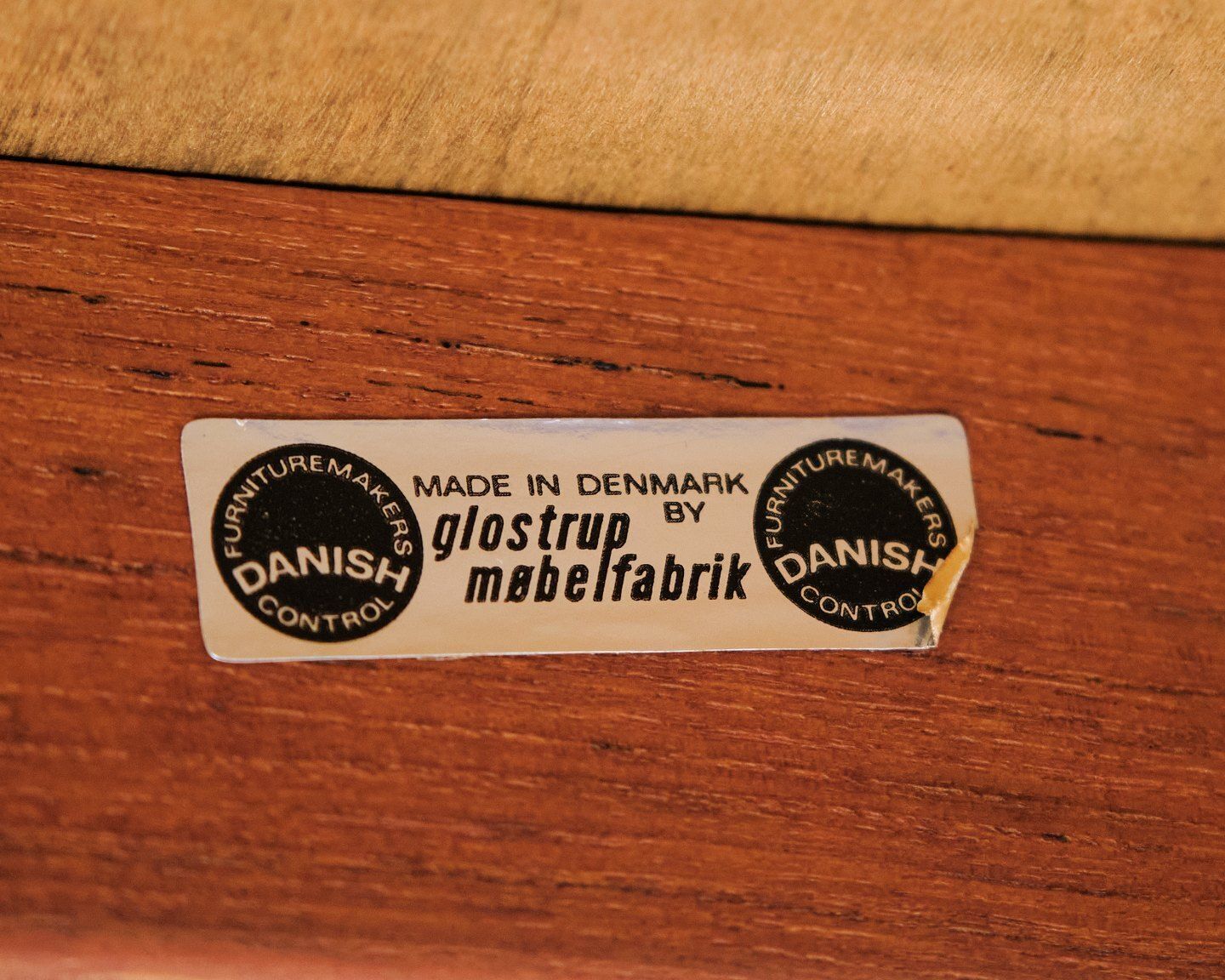 photo for sale Set Of 6 Dining Chairs Model Gm11 In Teak And Black Leather By Svend Aage Eriksen For Glostrup Møbelfabrik, 1960s