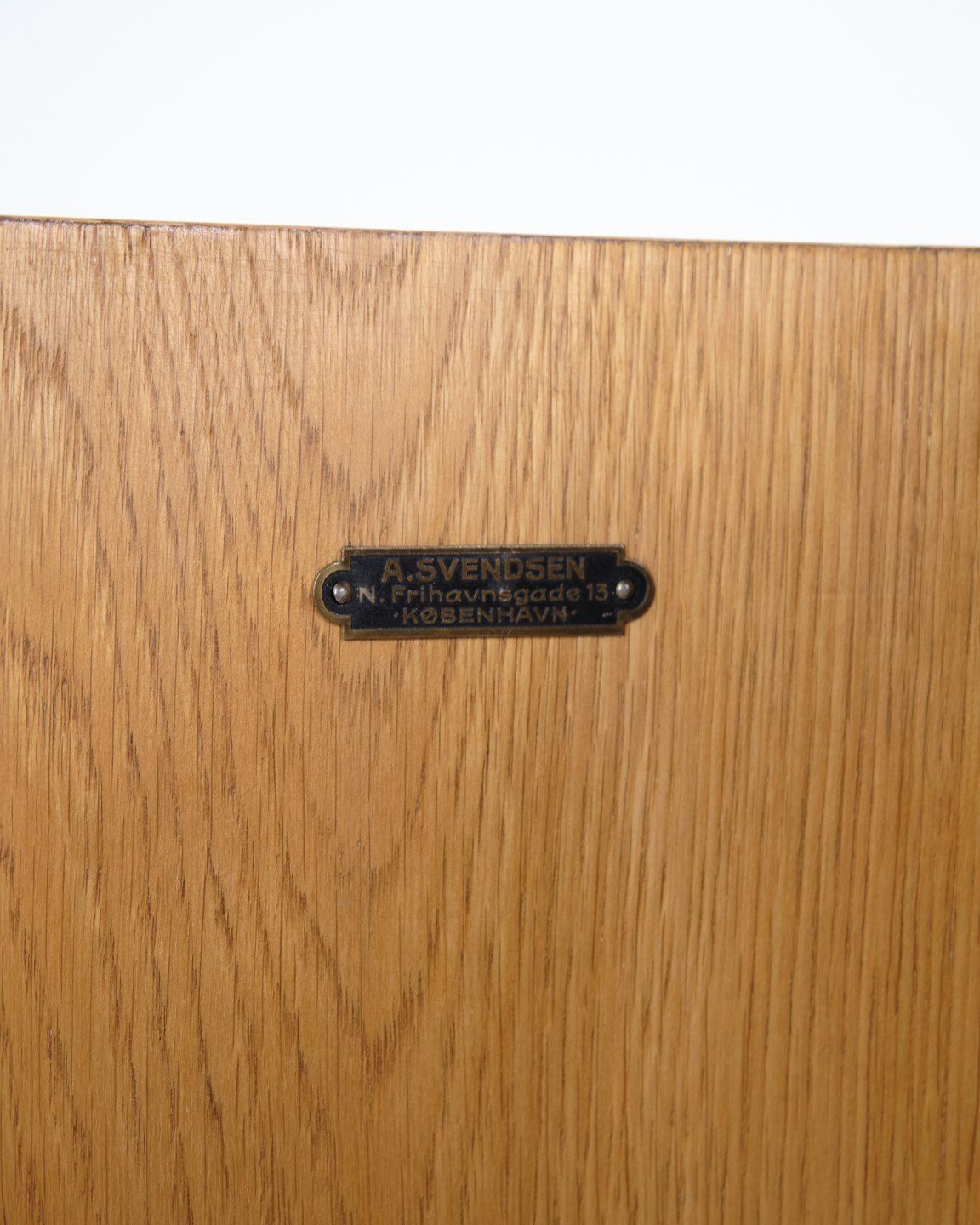 photo furniture Empire Sideboard With Marble Top By P. Svensen, Copenhagen, Antique Danish Furniture From 1920s