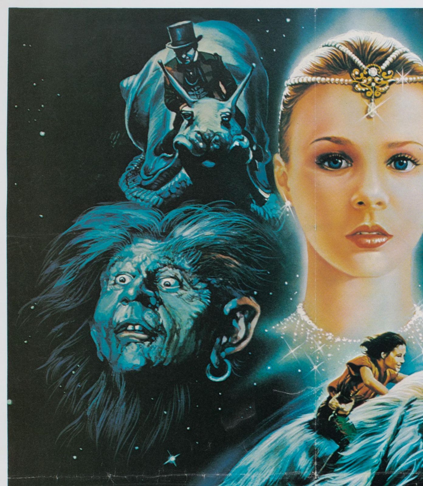 Affiche de cinéma The Never Ending Story, UK Quad, 1985, Casaro. photo for sale