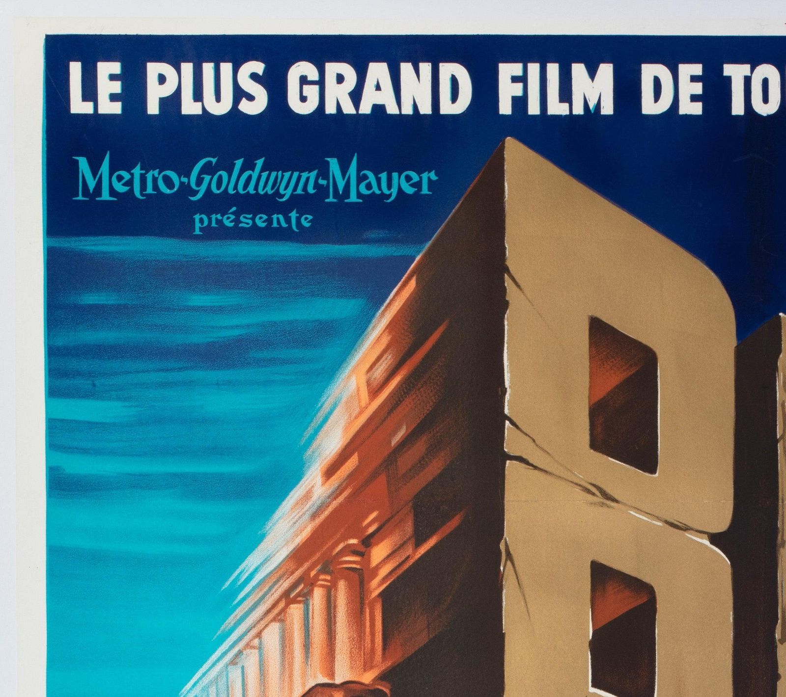 Ben Hur 1960 French Grande Style B Film Poster photo for sale