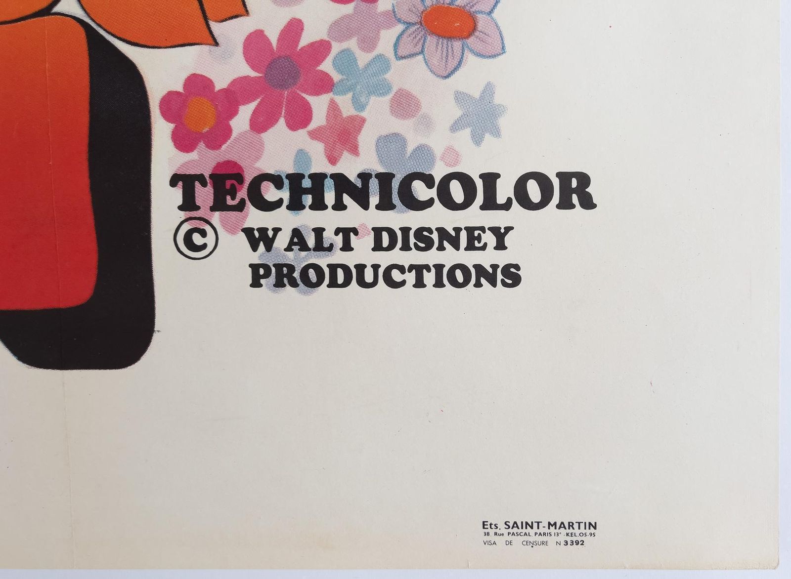 Affiche de cinéma française Grande, Bambi, années 1960, Disney. photo buy