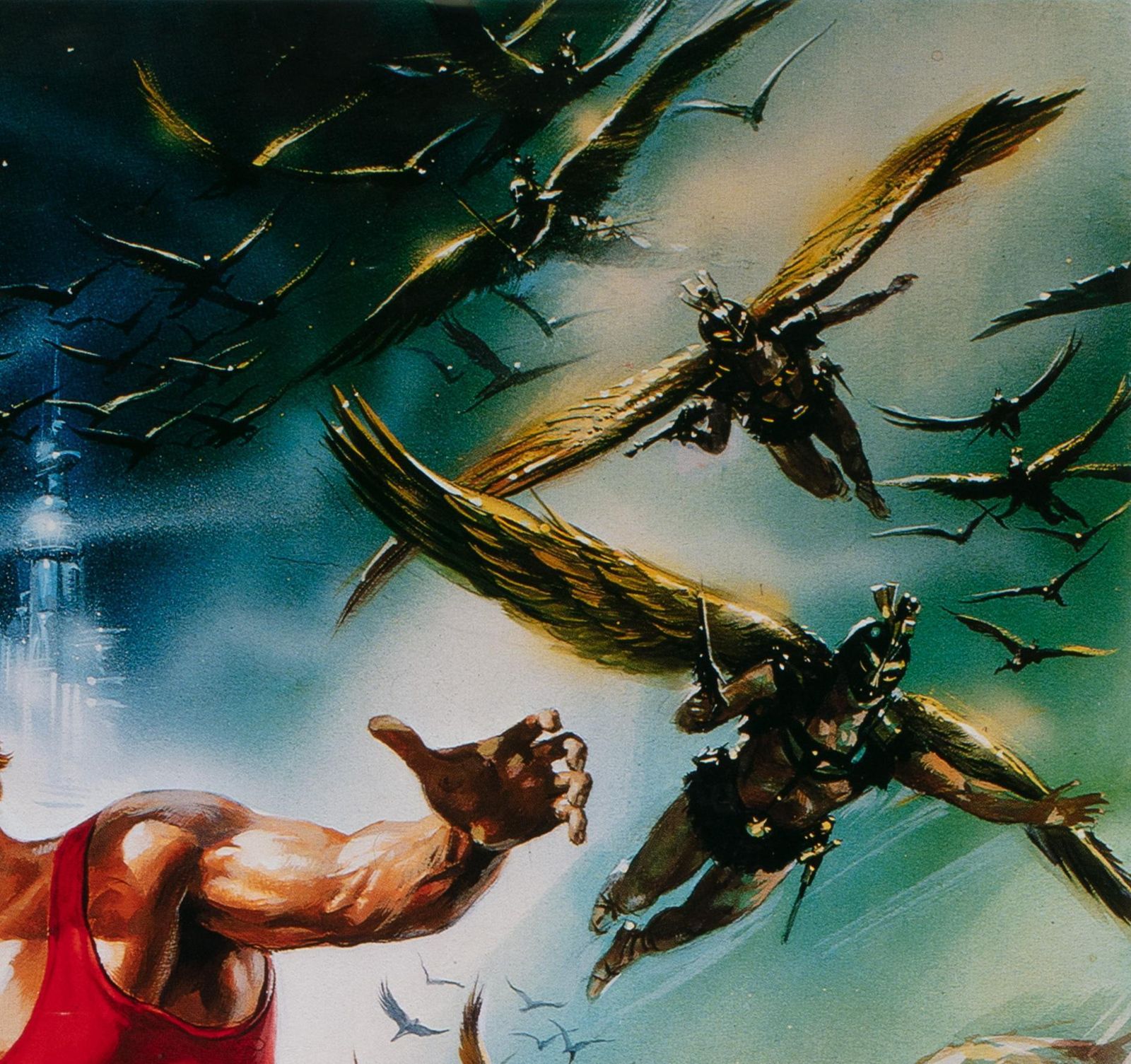 Flash Gordon, affiche de film japonaise, 1980, Casaro. photo Art