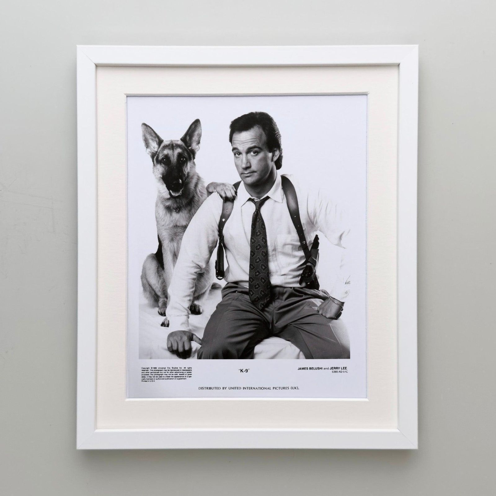 K 9 1989 Press Publicity Still, ingelijst photo Kunst
