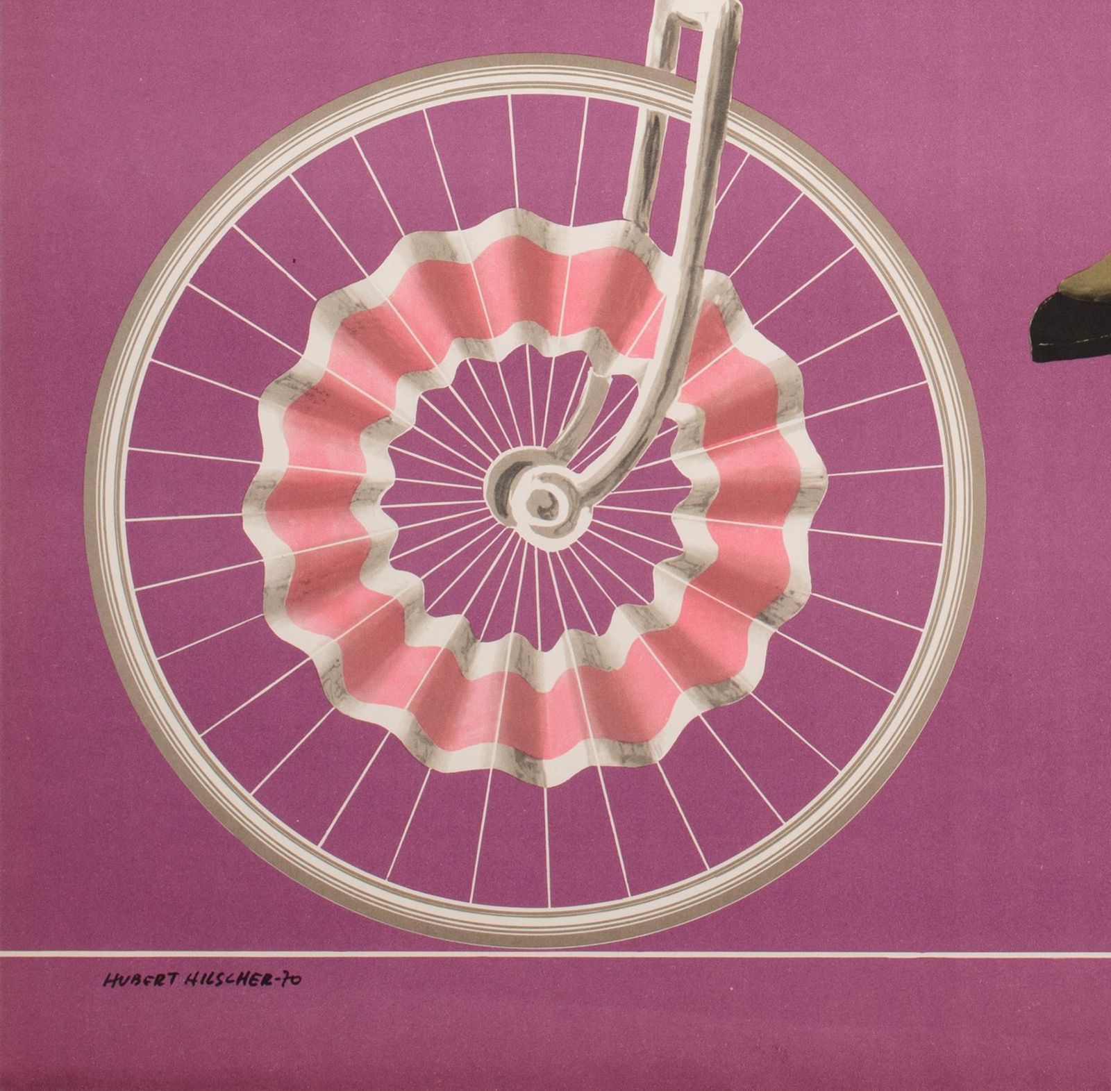 Polonaise, Cyrk, affiche de cirque, 1970, vintage, Unicycle Gentlemen, Hilscher. photo buy