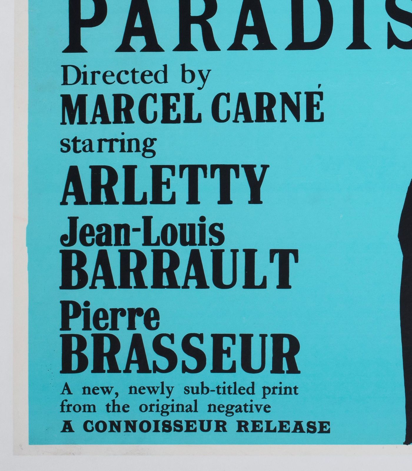 Affiche de cinéma Academy Cinema « Les Enfants du Paradis », années 1970, par Peter Strausfeld. photo vinterior