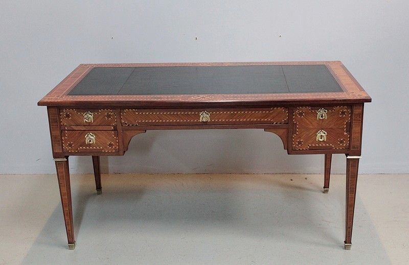 Office Louis XVI Style Marquetry 19th