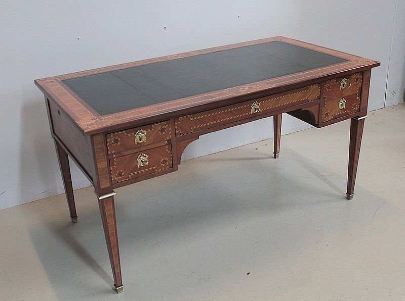 Office Louis XVI Style Marquetry 19th photo furniture