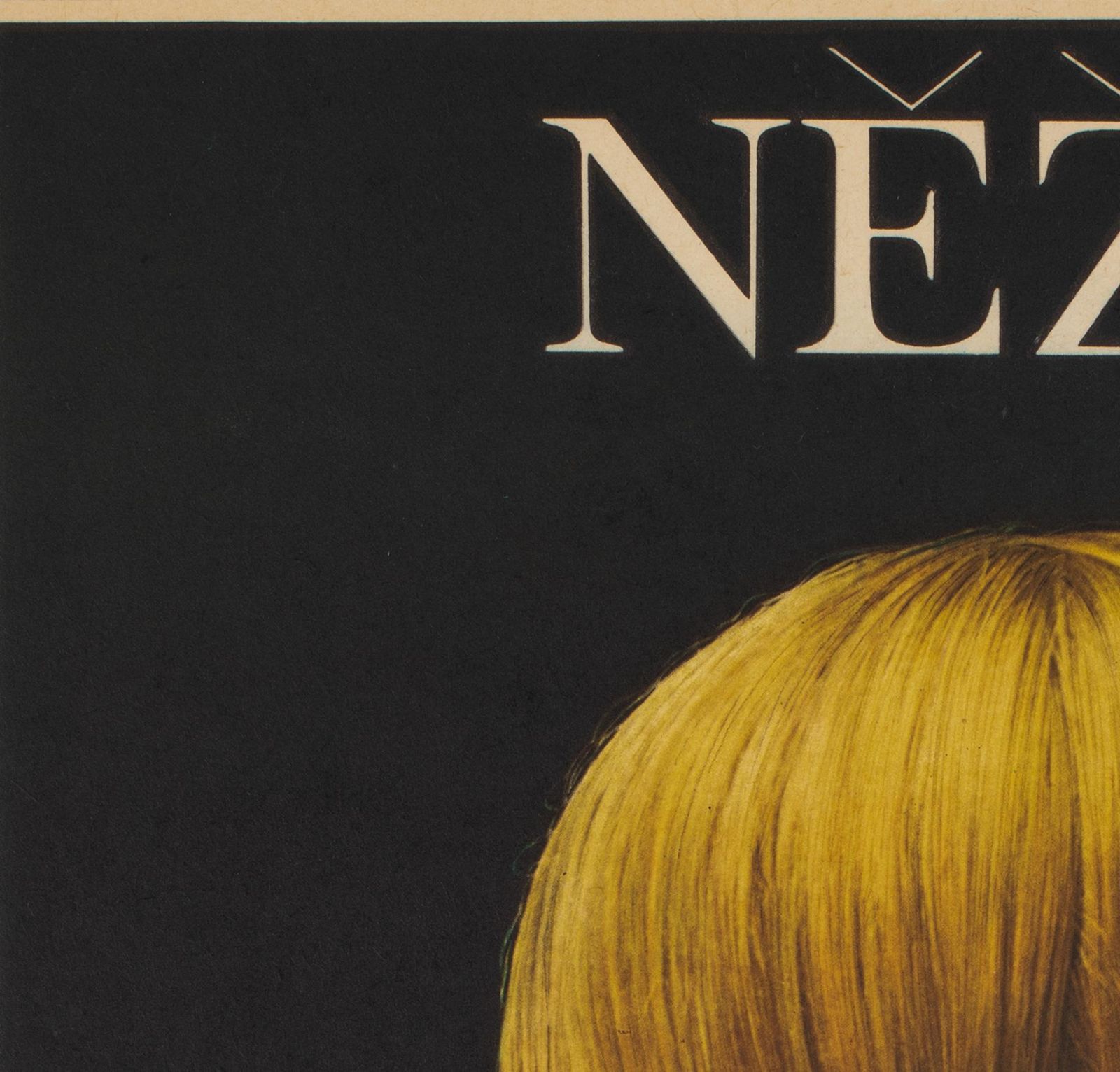 Nezna Une Femme Douce 1970 Original Czech Film Poster, Olga Poláčková Vyleťalová. photo for sale