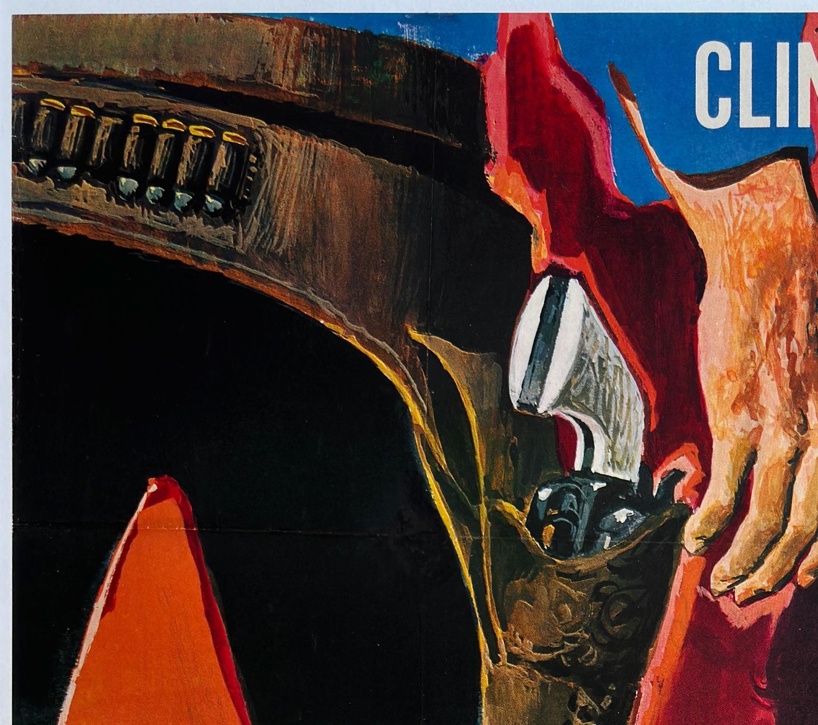 Affiche de cinéma française Grande format « A Fistful Of Dollars », 1964, Vanni Tealdi. photo for sale