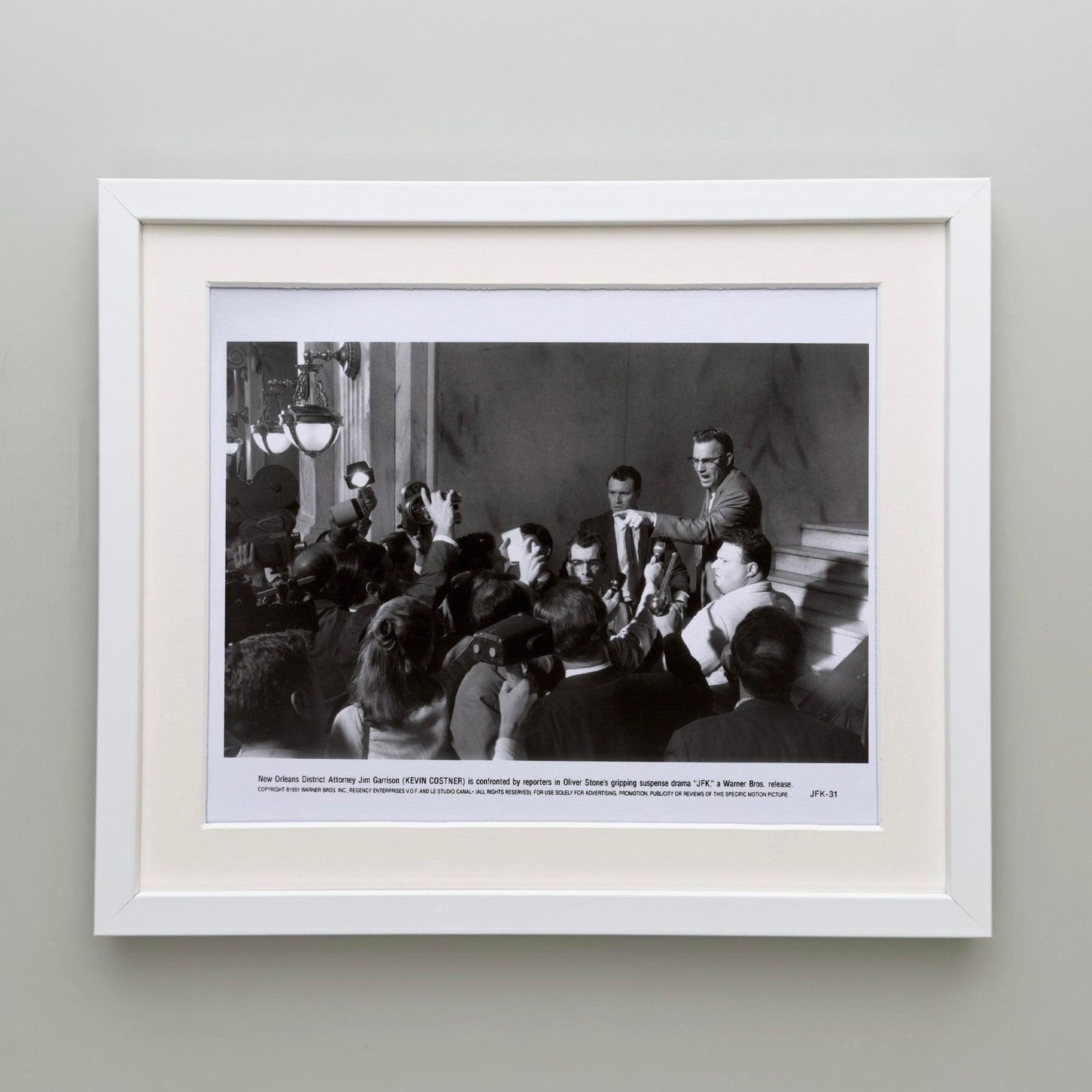 JFK 1991 Publicity Film Movie Press Still Framed photo Kunst
