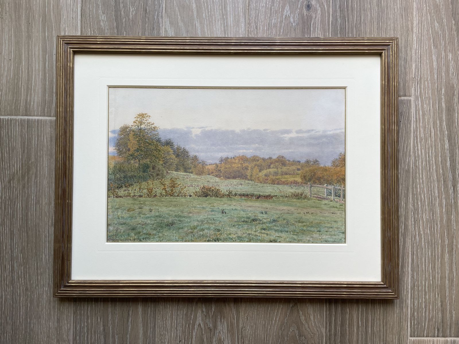 Victorian Pre Raphaelite Landscape Watercolour By George Price Boyce photo for sale