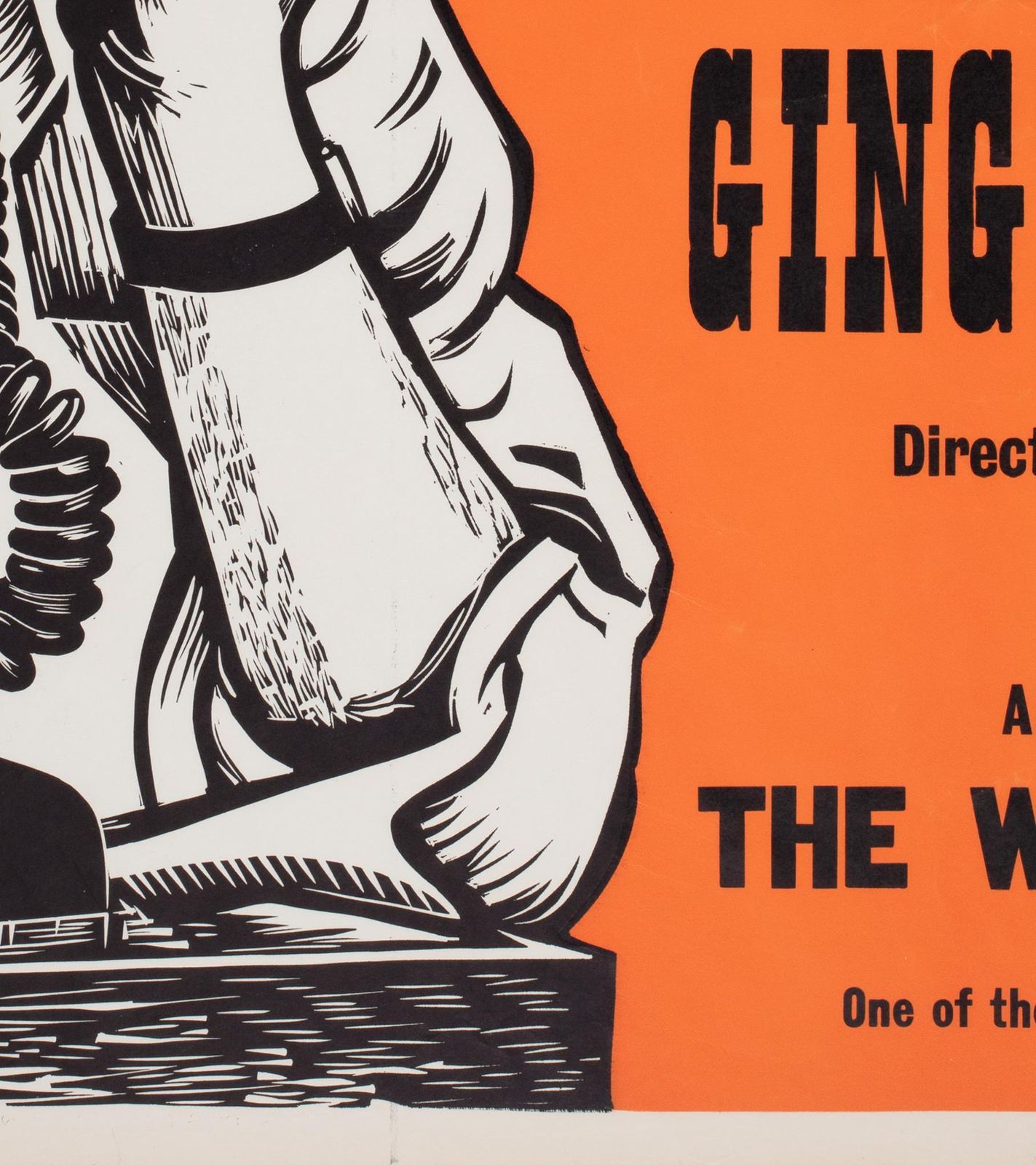 « The Luck Of Ginger Coffey », affiche de cinéma UK Quad, Academy Cinema, 1965, Strausfeld photo buy