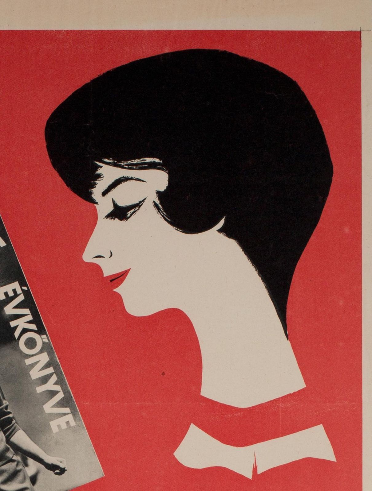 Hongaars Reclameposter Jaarboek Vrouwenkrant, 1964, Balogh photo 450.0