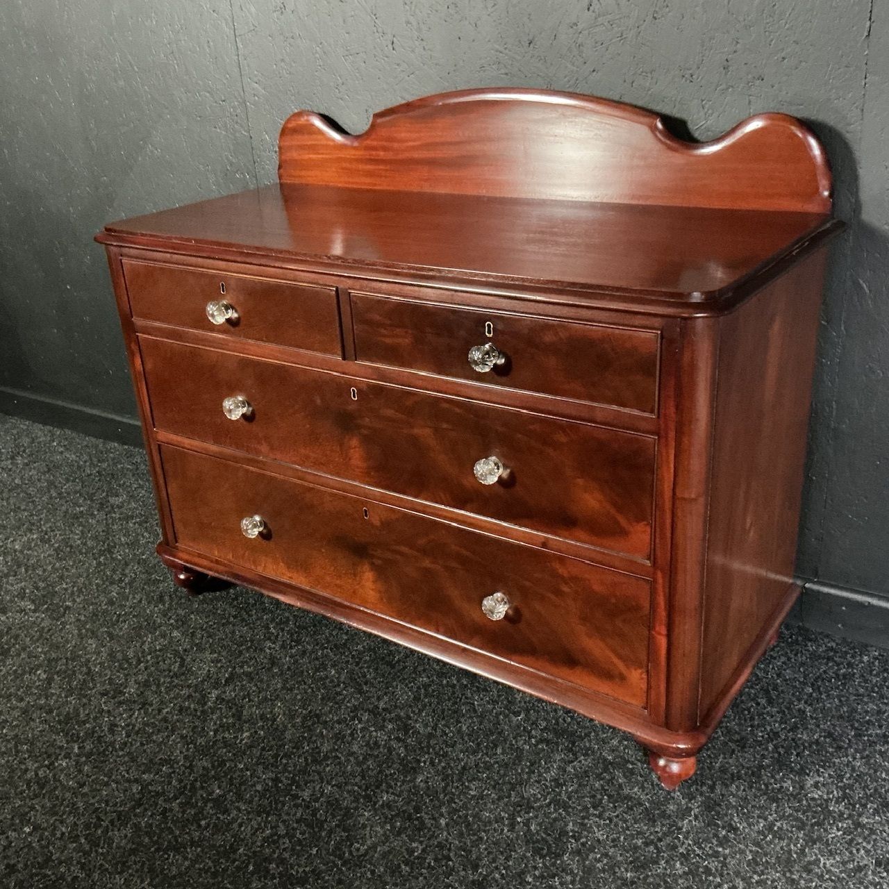 Victorian Mahogany Chest, 1800s photo for sale