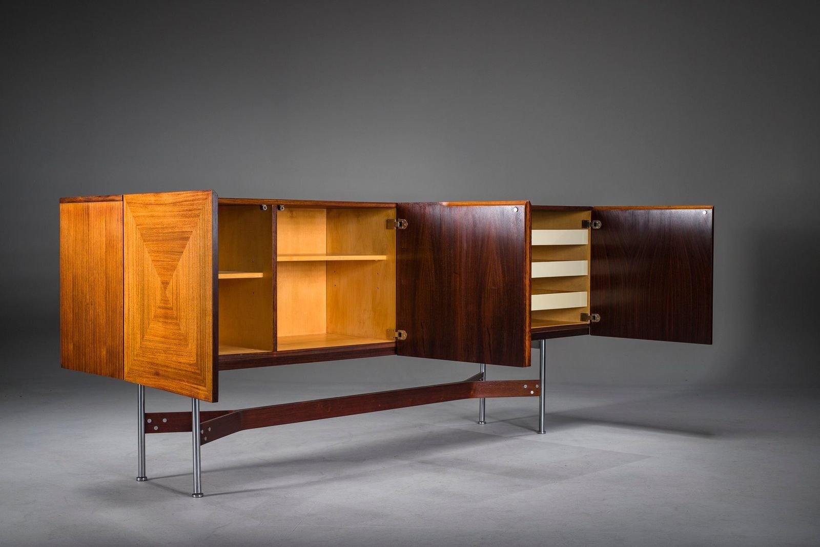 3661.0 Glr 230 Rosewood Sideboard By Rudolf Bernd Glatzel, 1960s photo