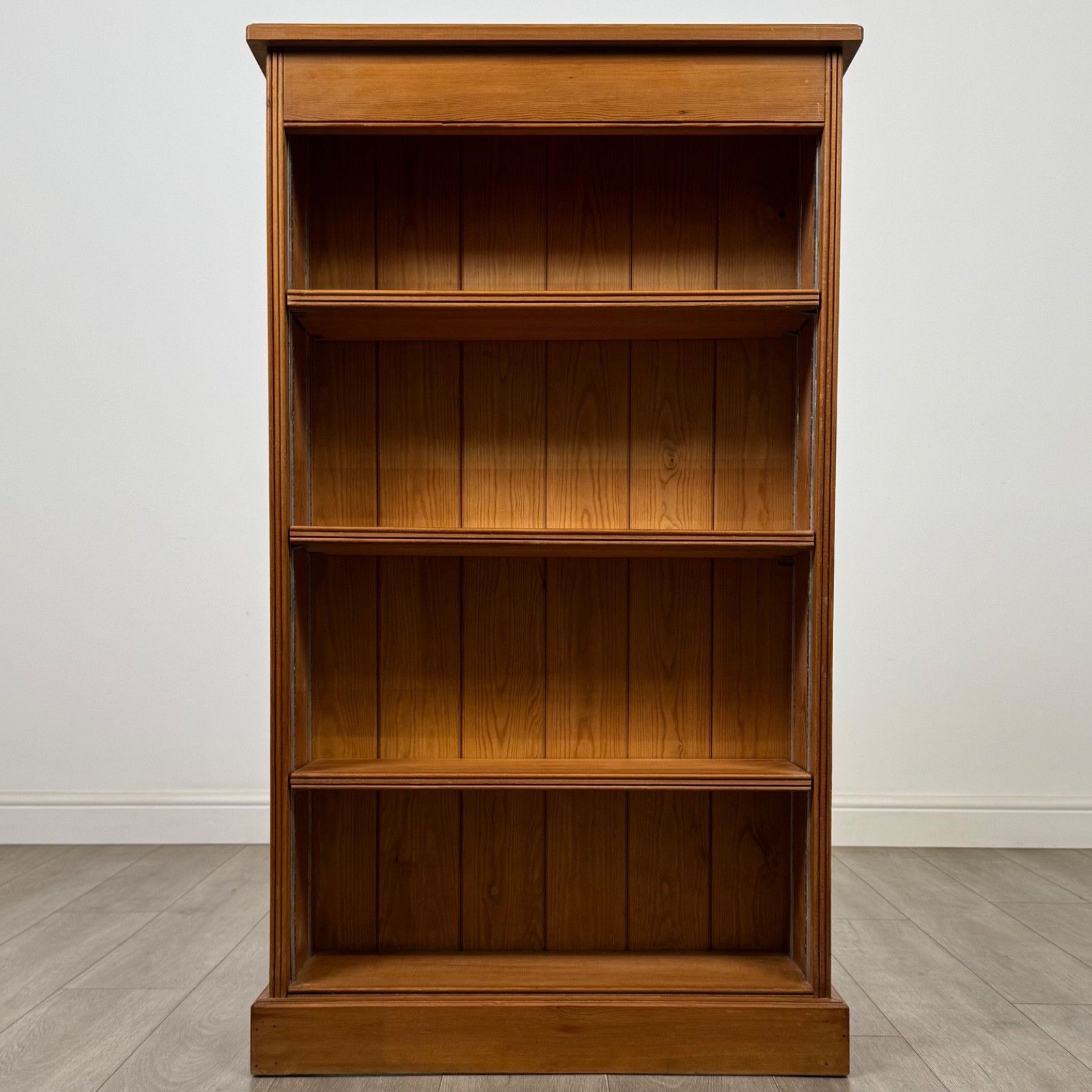 Vintage 20th Century Good Quality Open Bookcase In Pine ( Af 5492 ) photo furniture