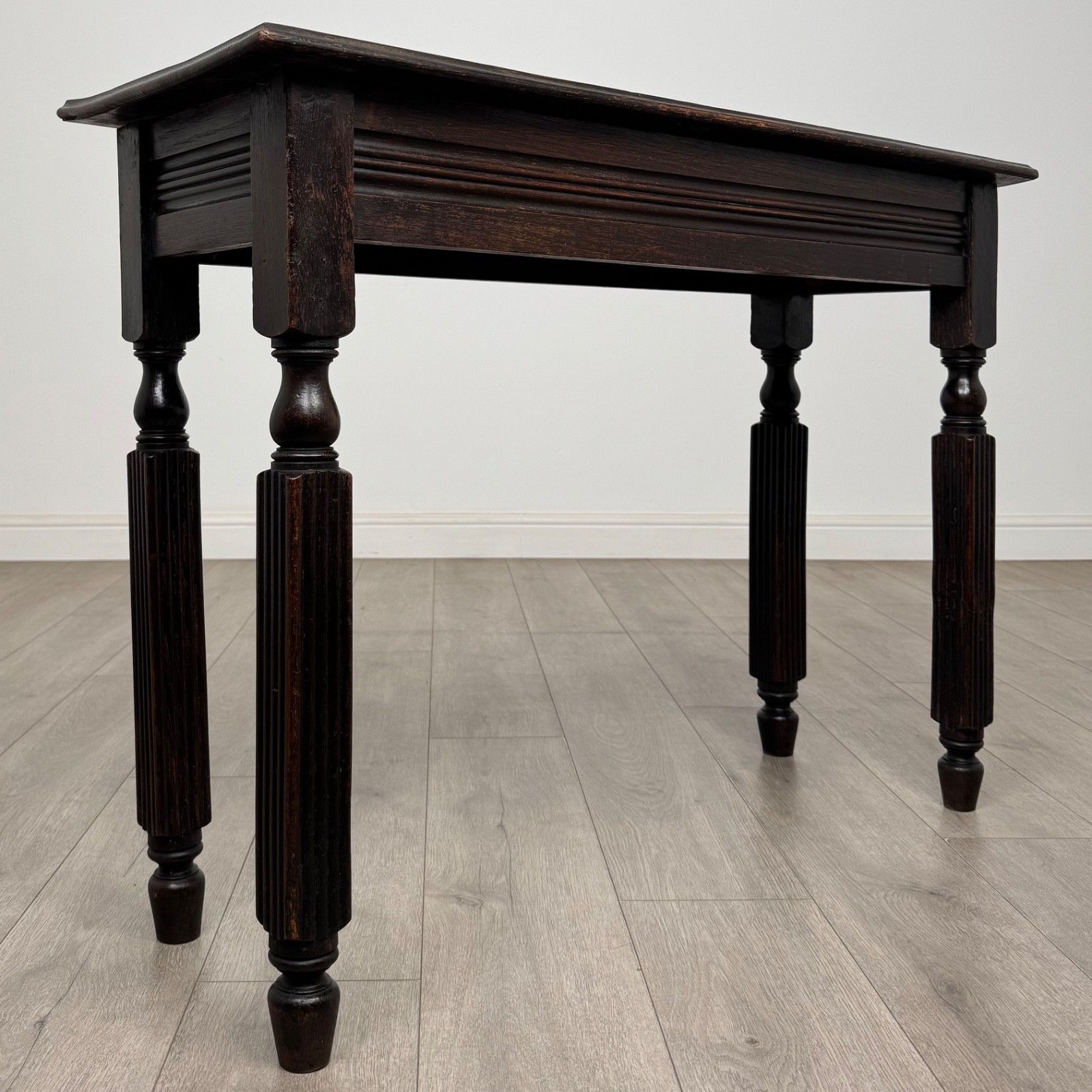 Antique 20th Century Edwardian Side Table In Oak ( Af 5503 ) photo vintage