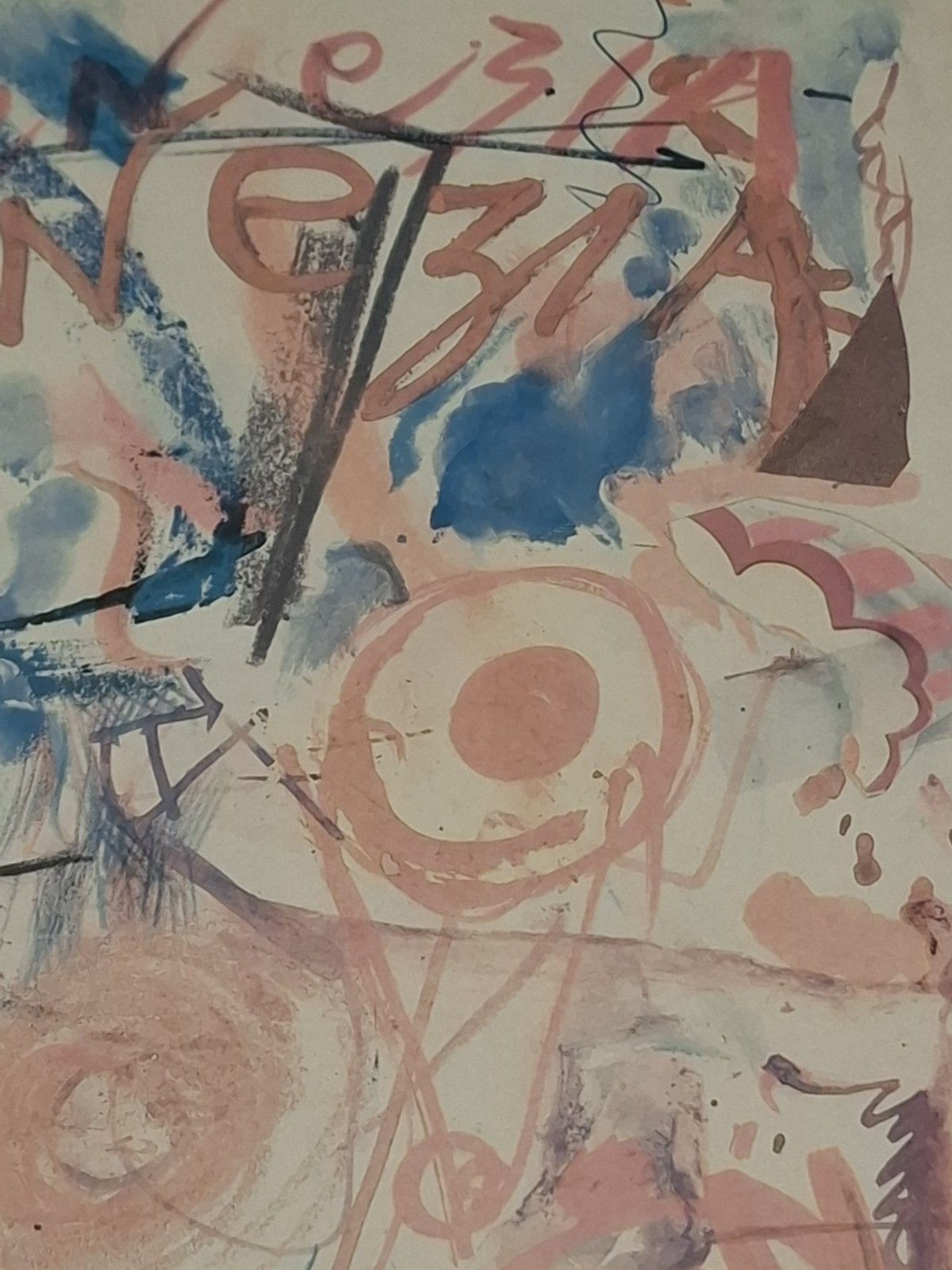 Rare Vintage Jean Tinguely Exhibition Poster Palazzo Grassi Venice Italy 1987 photo buy