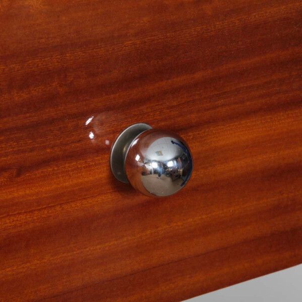 Large Art Deco Mahogany Chest Of Drawers From The 1940s photo vinterior