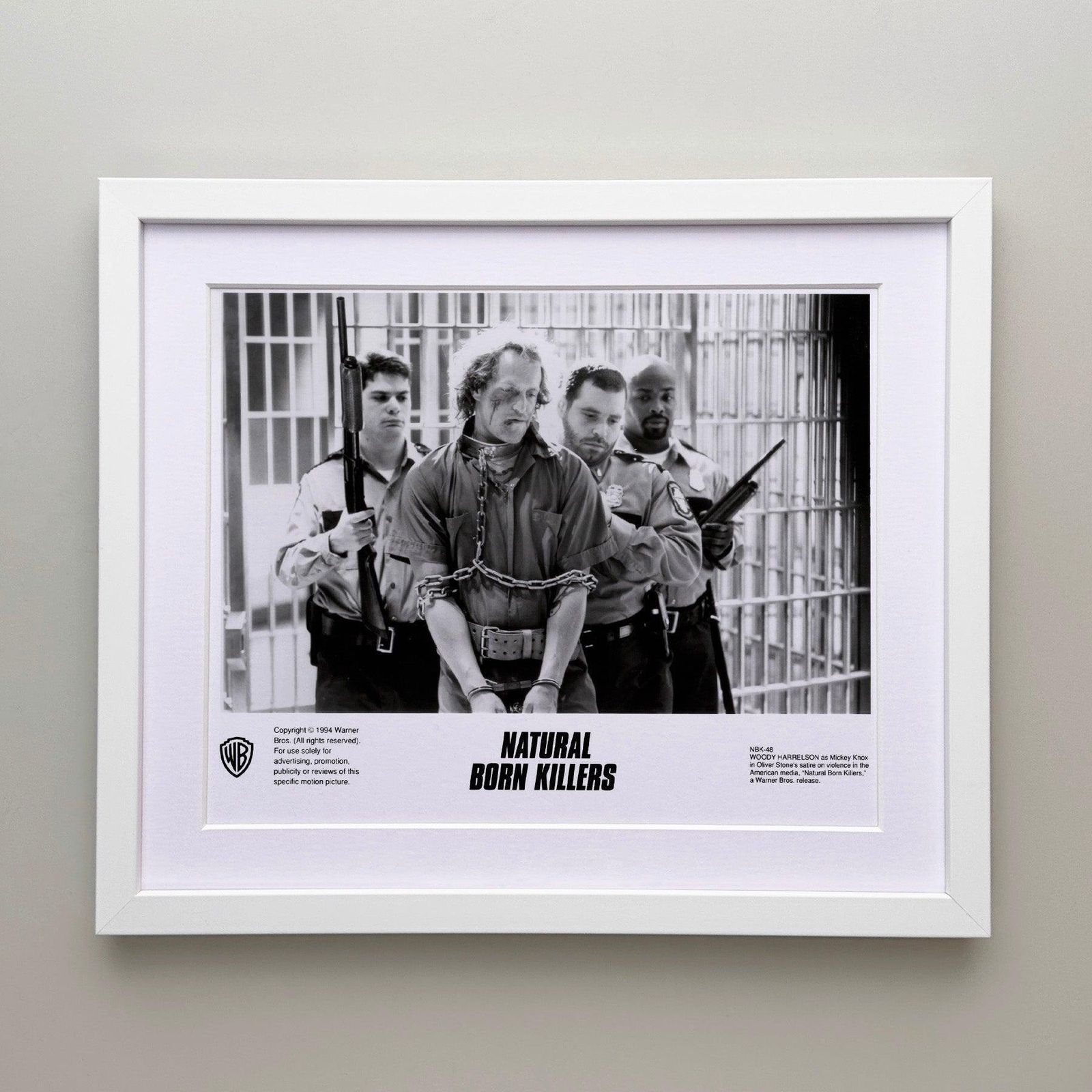 Photographie de presse du film Natural Born Killers, 1994, encadrée photo for sale