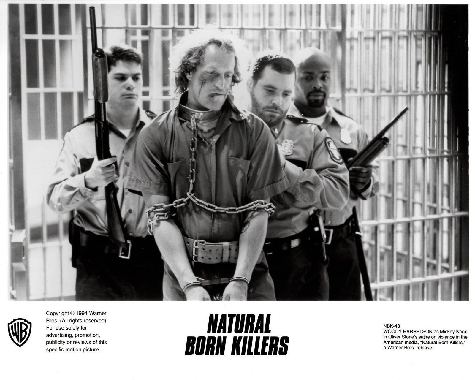 Natural Born Killers 1994 Publicity Film Movie Press Still Framed photo vinterior