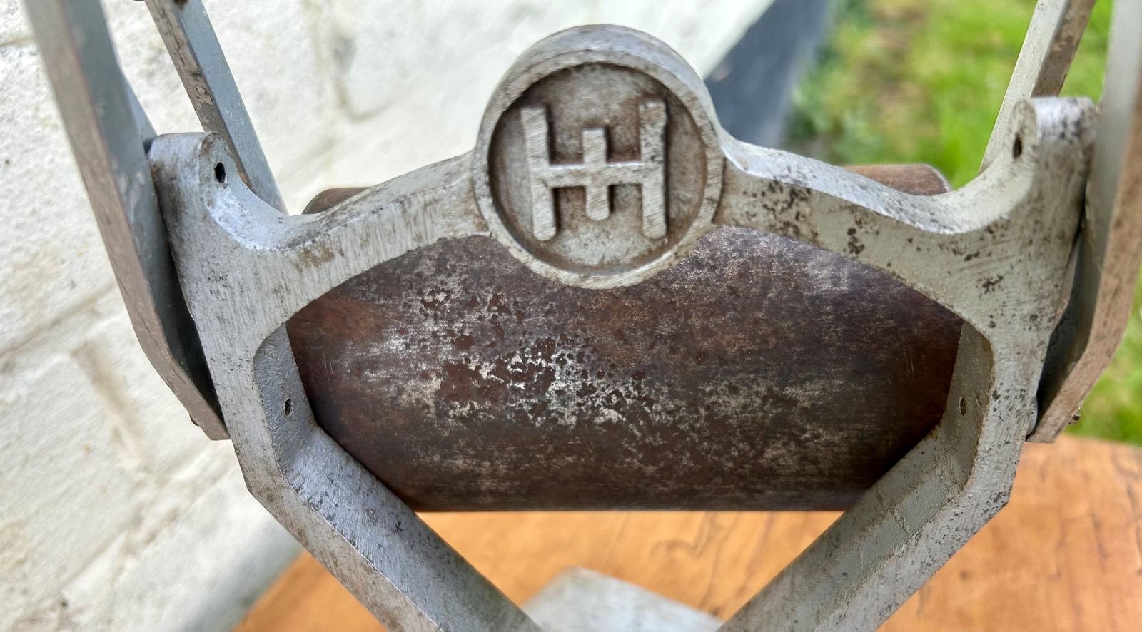 Lighting Grey Horstmann Pluslite Magnifying Glass Industrial Desk Vintage Lamp Office Factory Retro Antique Light Lighting Mid Century Magnifier photo