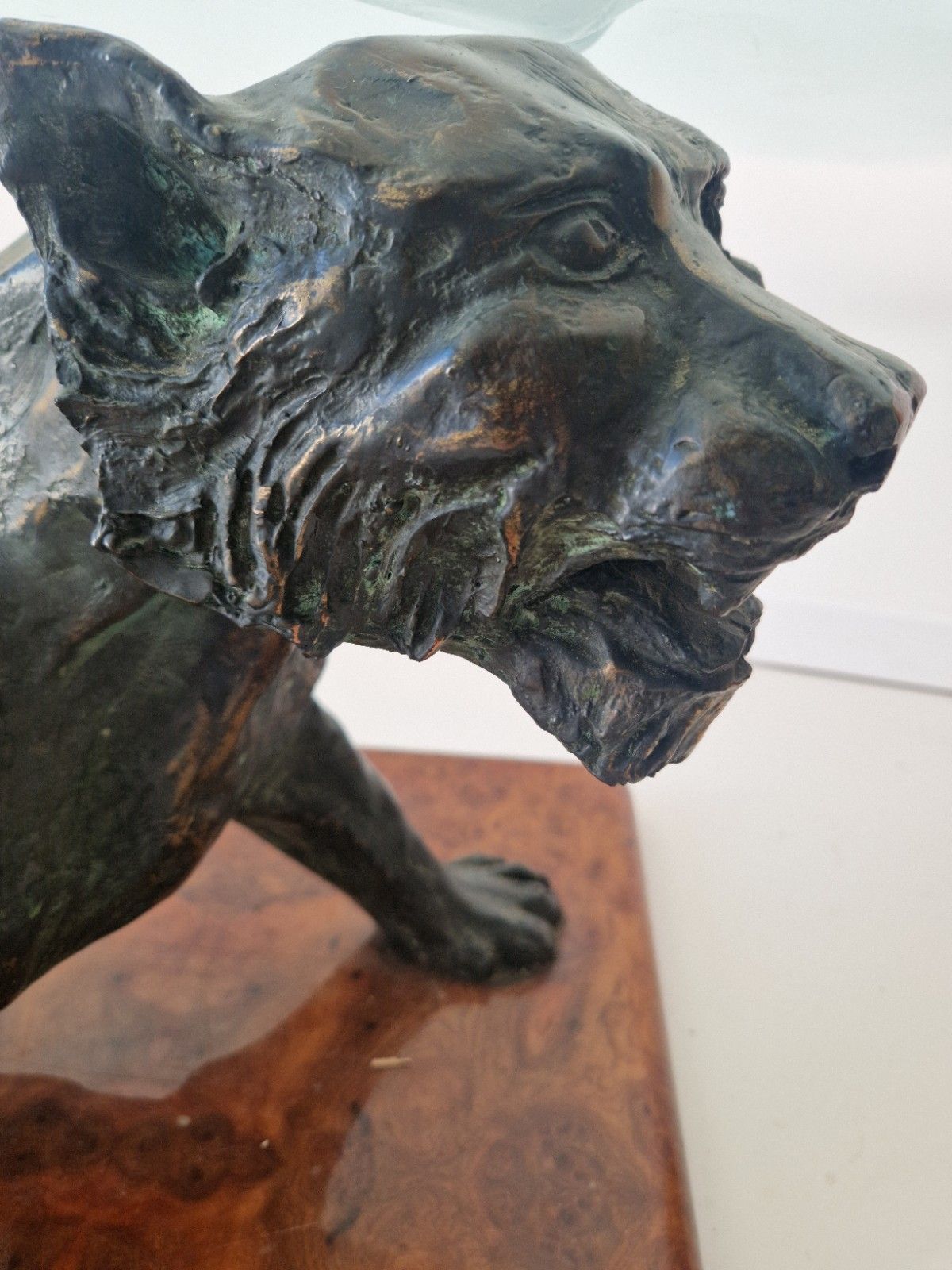 photo for sale Claude Dalle For Maison Roméo Paris Panther Coffee Table 1970s French Design