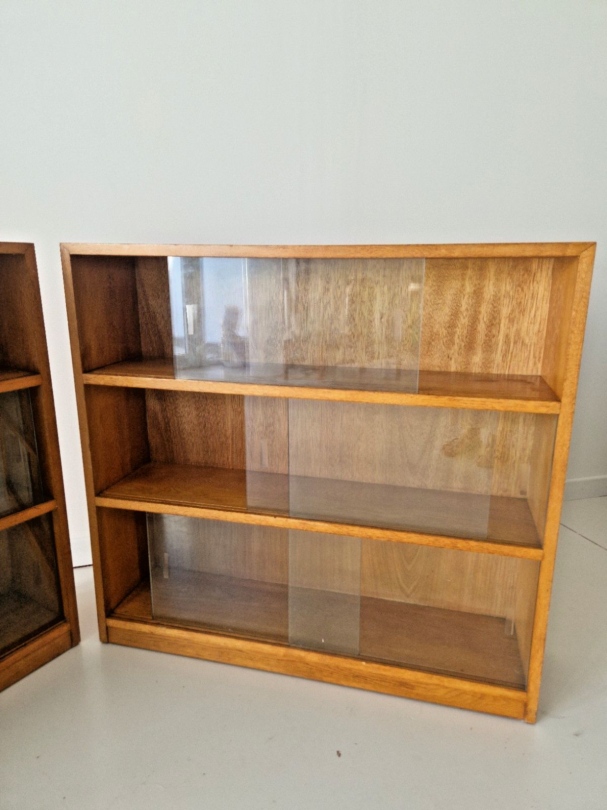Pair Of Mid Century G Plan Teak School Bookcases Vintage Interior Design photo Furniture