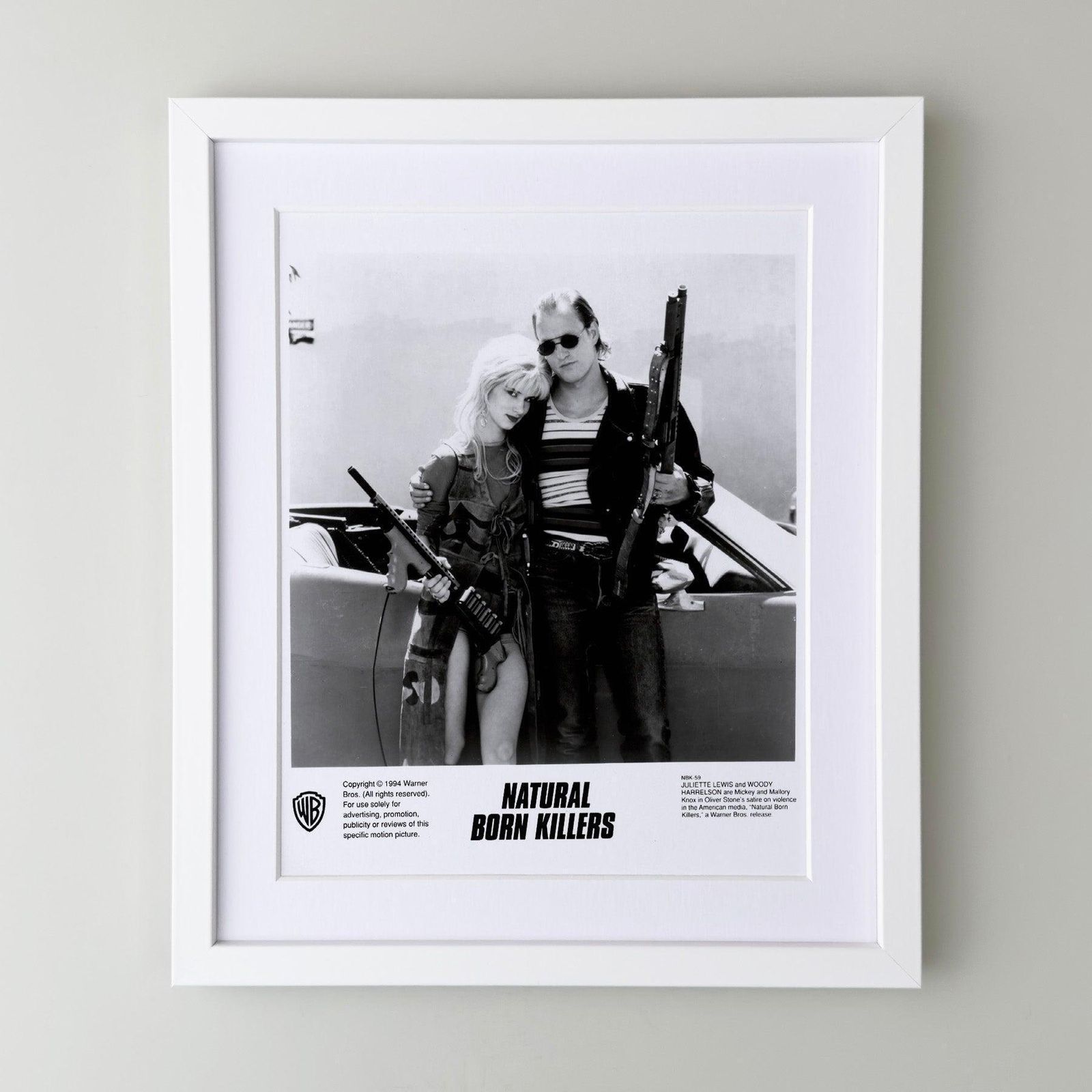 Natural Born Killers 1994 Publicity Film Movie Press Still Framed photo for sale