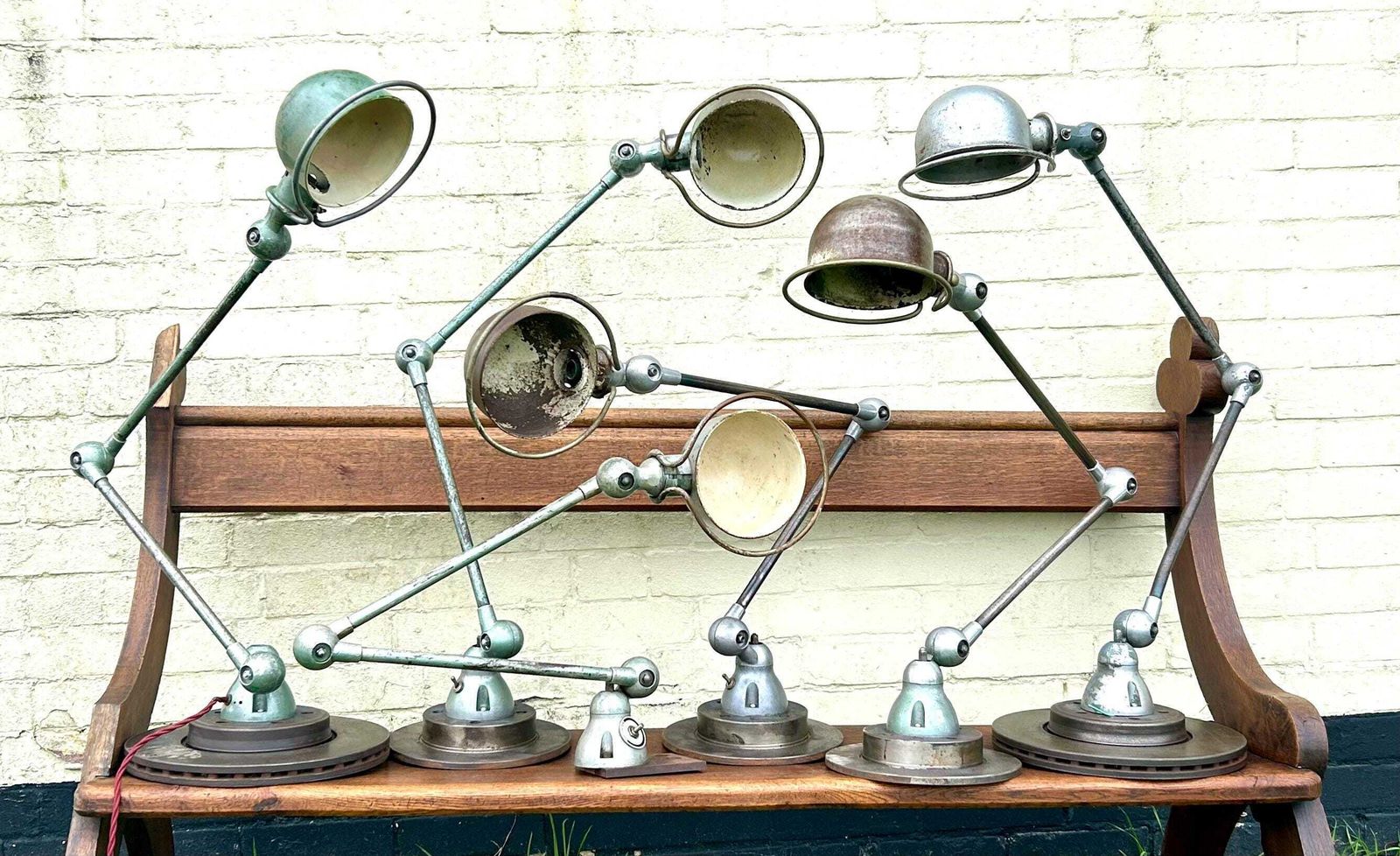 photo furniture Jielde French Industrial Desk Vintage Lamp Office Factory Retro Antique Light Lighting Mid Century Factory
