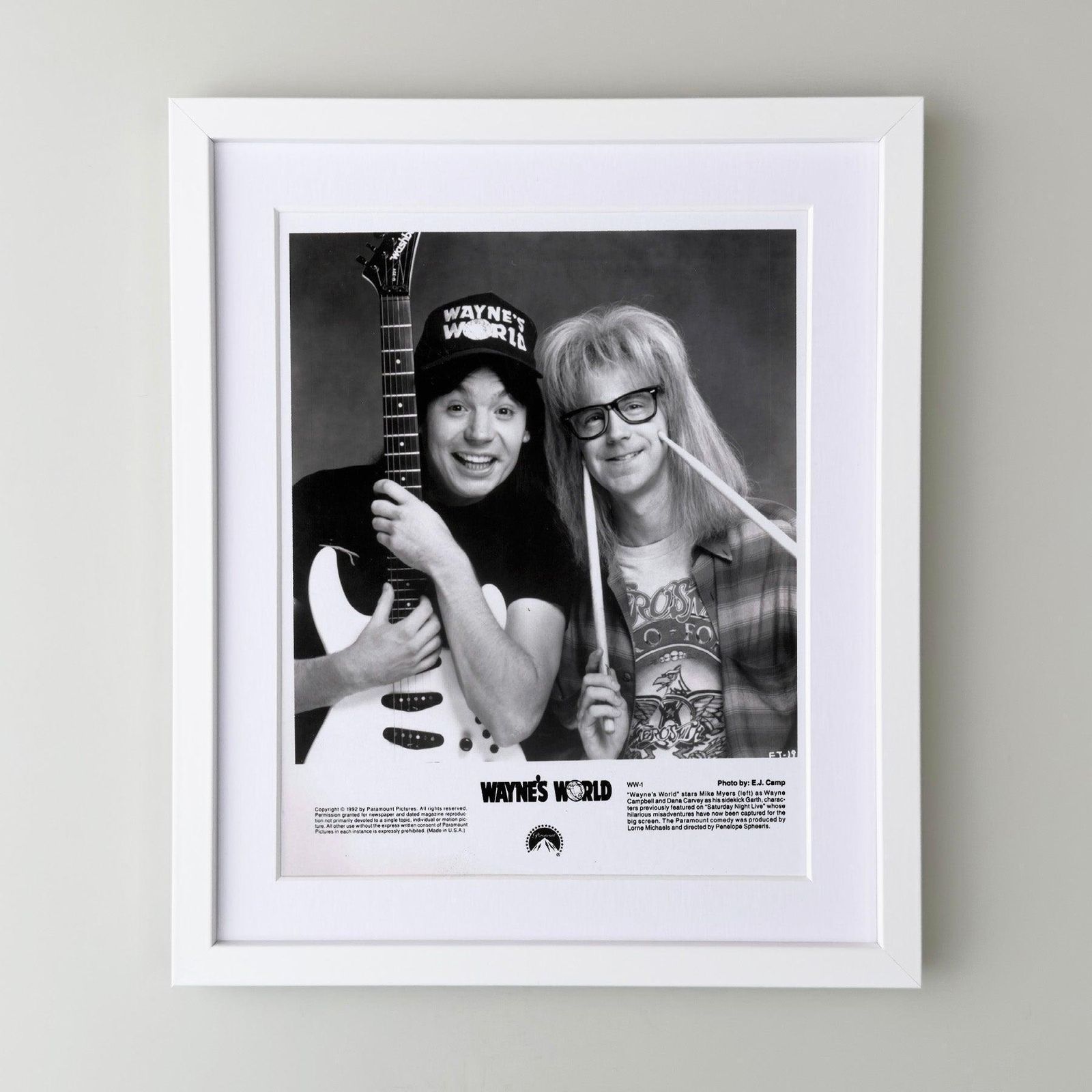 Waynes World 1992 Publicity Film Movie Press Still Framed photo for sale