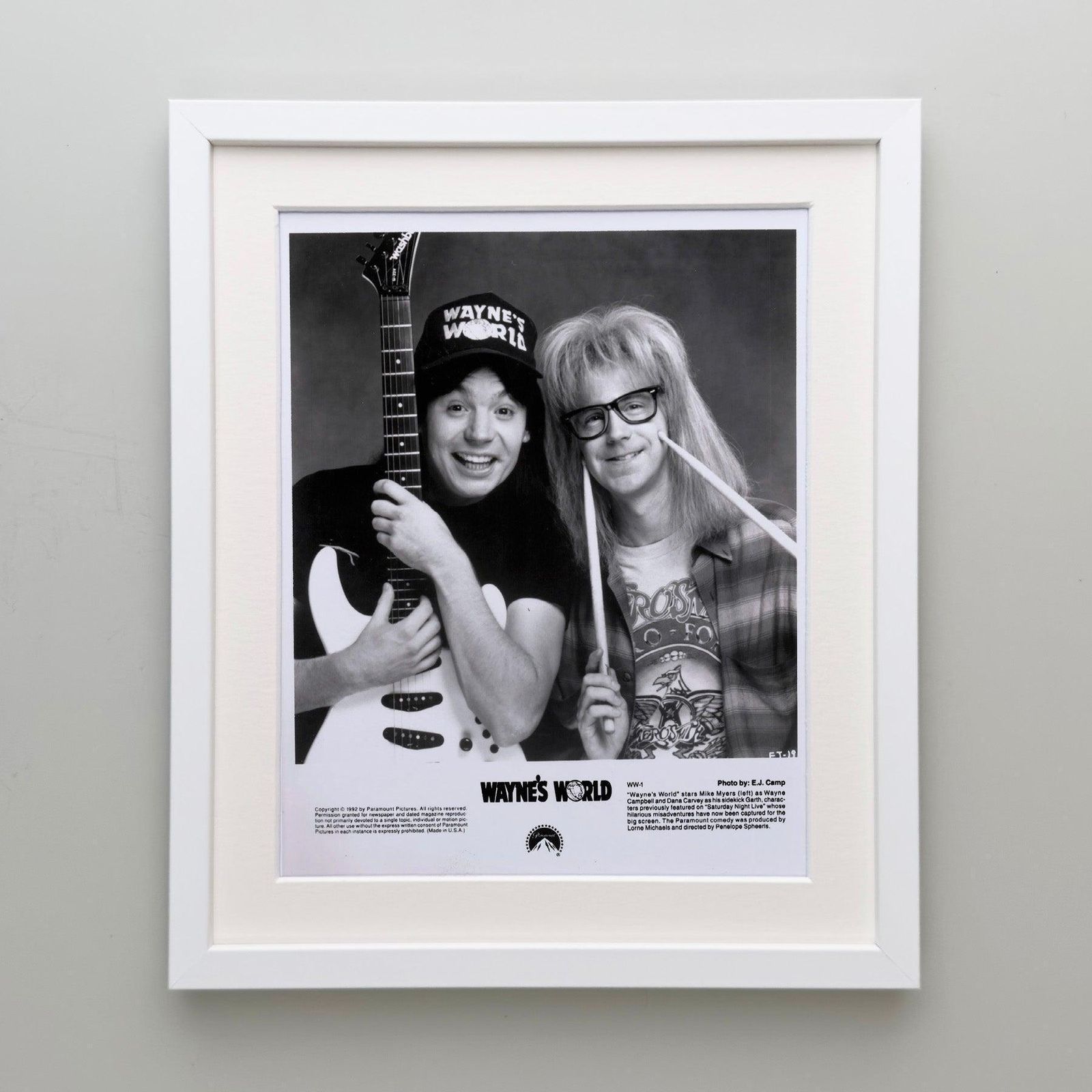 Photographie de presse du film Wayne's World (1992), encadrée photo Art