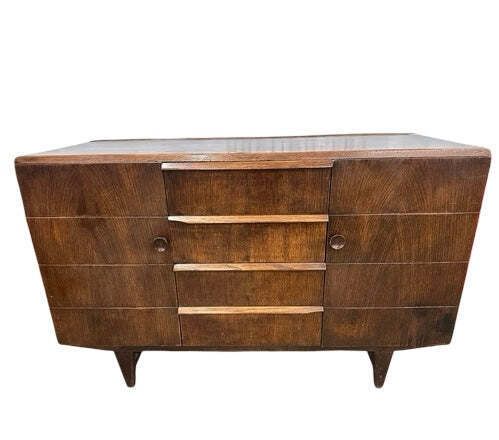 Art Deco Oak Sideboard / Dresser Sleek Classic Period Design photo furniture