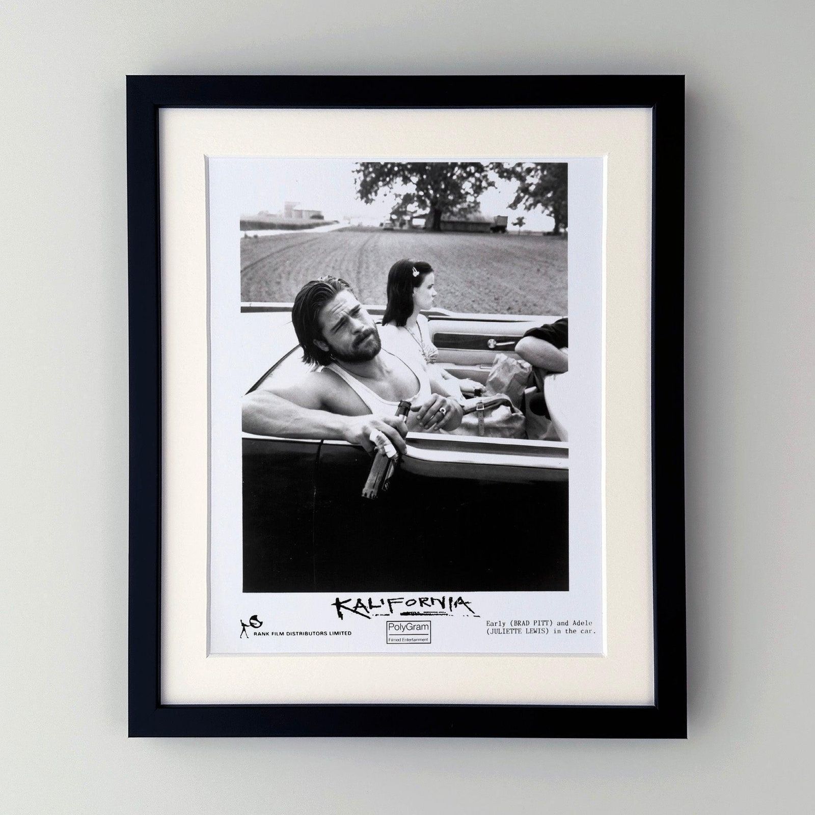 Photo de presse encadrée, film Kalifornia, 1993 photo furniture