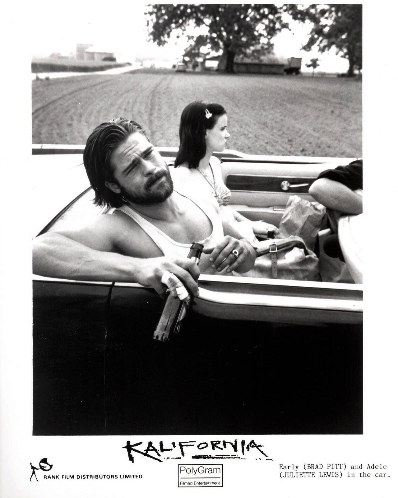 Kalifornia 1993 Publicity Film Movie Press Still Framed photo vinterior