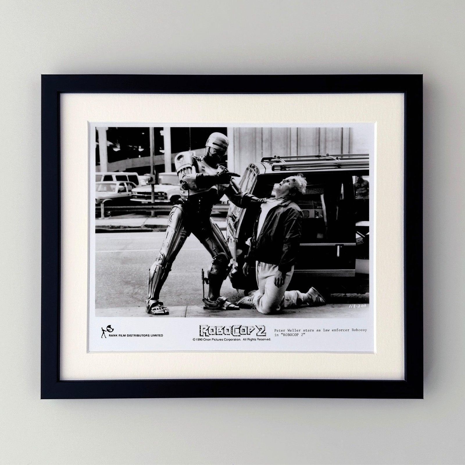 Robocop 2 1990 Publicity Film Movie Press Still Framed photo furniture