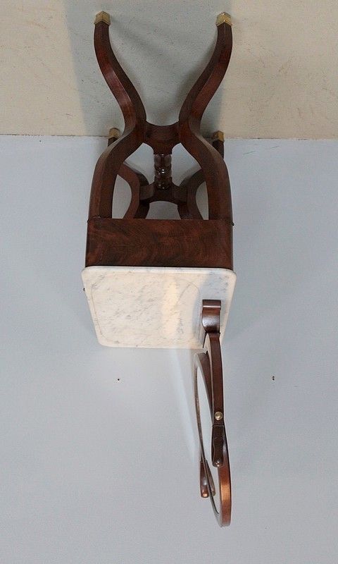 2466.85 Charles X Dressing Table In Mahogany 19th photo