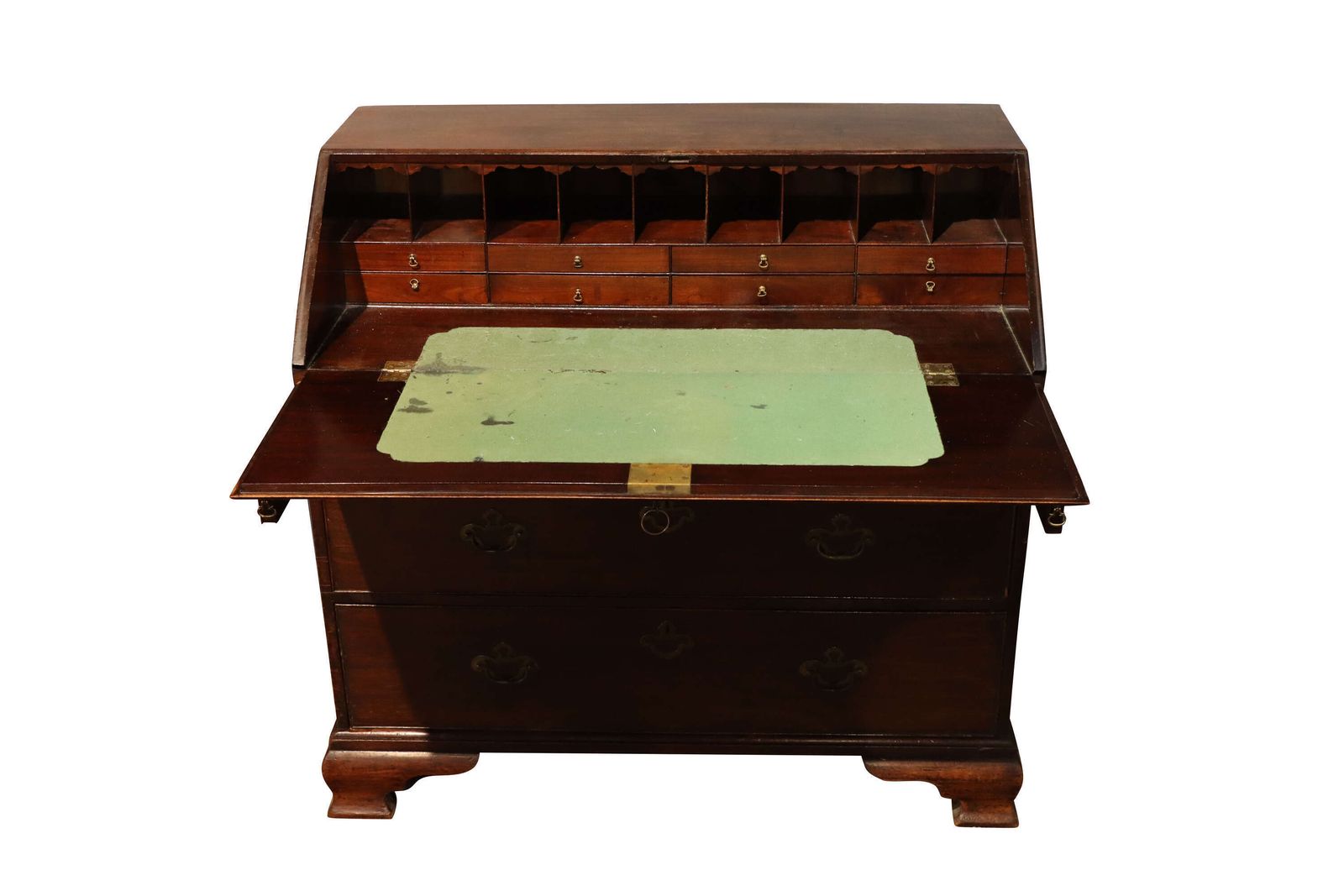 Mid 18th Century Mahogany Bureau Of Good Colour And Figure photo 1323.0
