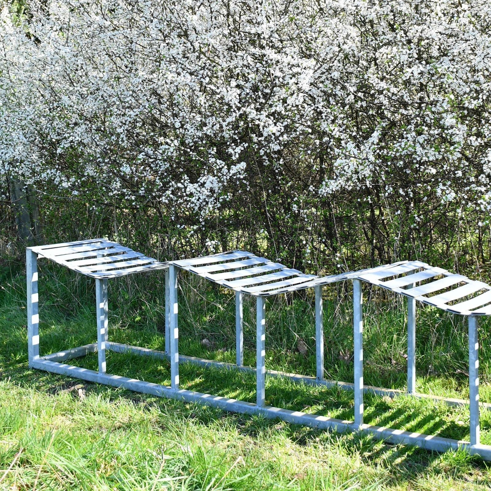 Large Contemporary   Garden Bench photo Garden Furniture
