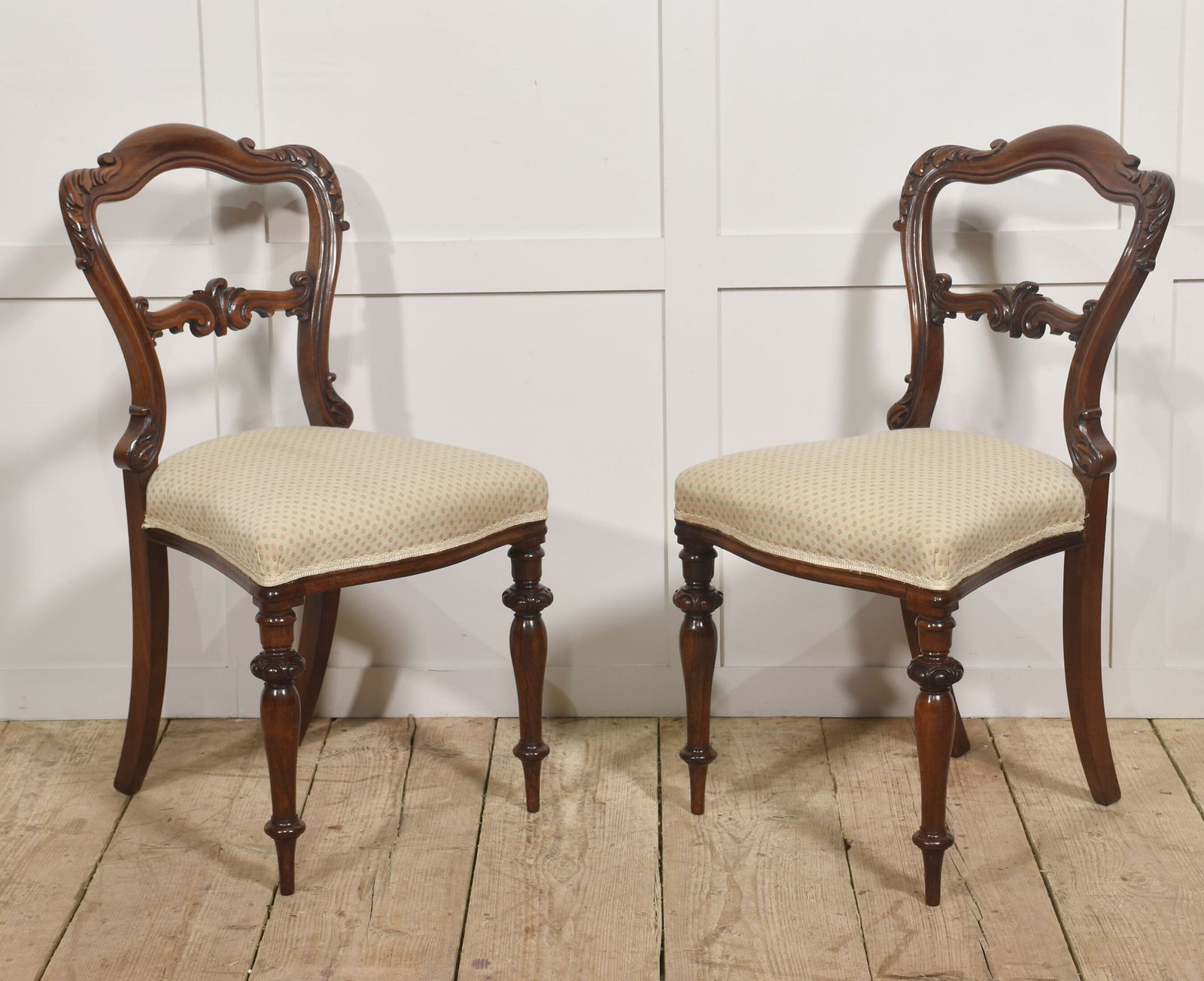 Pair Of Mid 19th Century Rosewood Side Chairs photo furniture