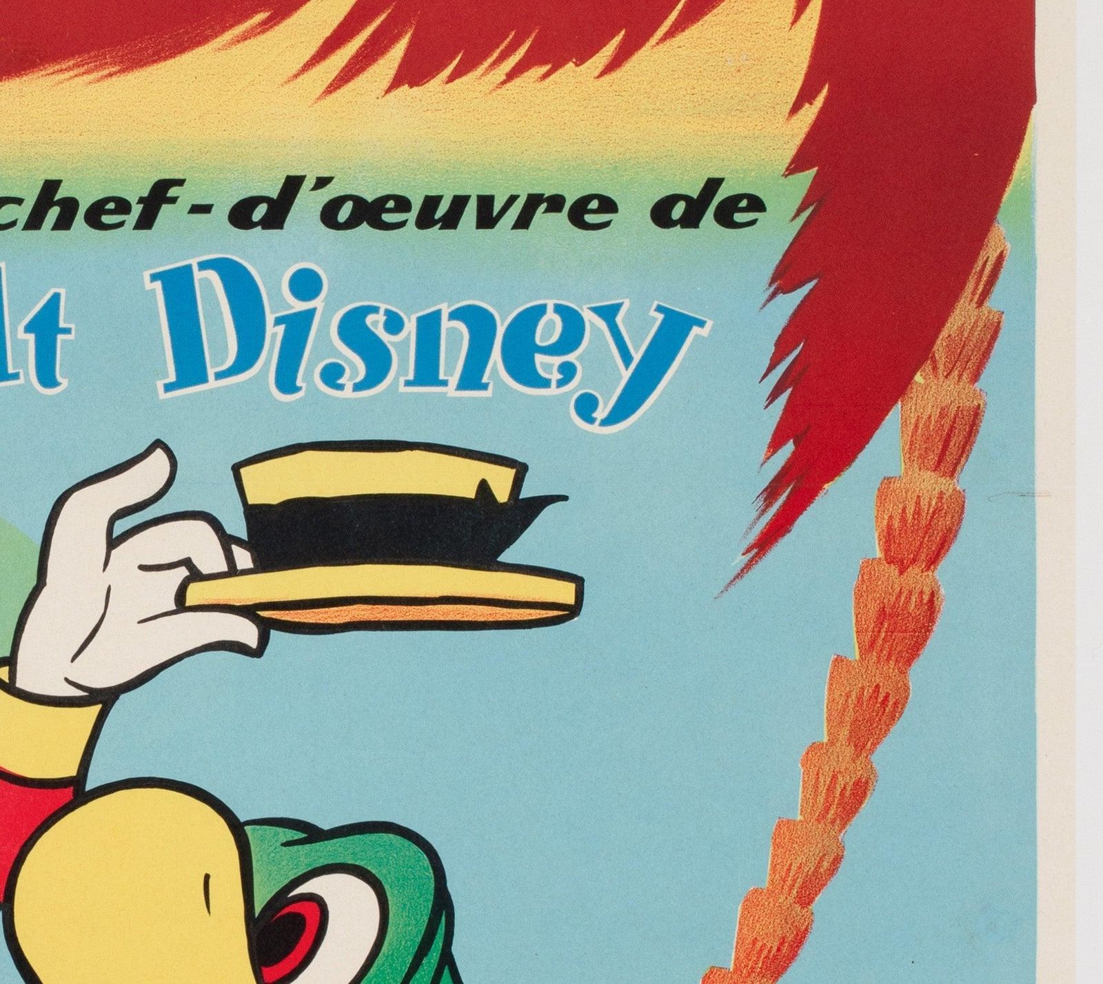 Saludos Amigos C1950 Franse Moyenne Filmposter photo vinterior
