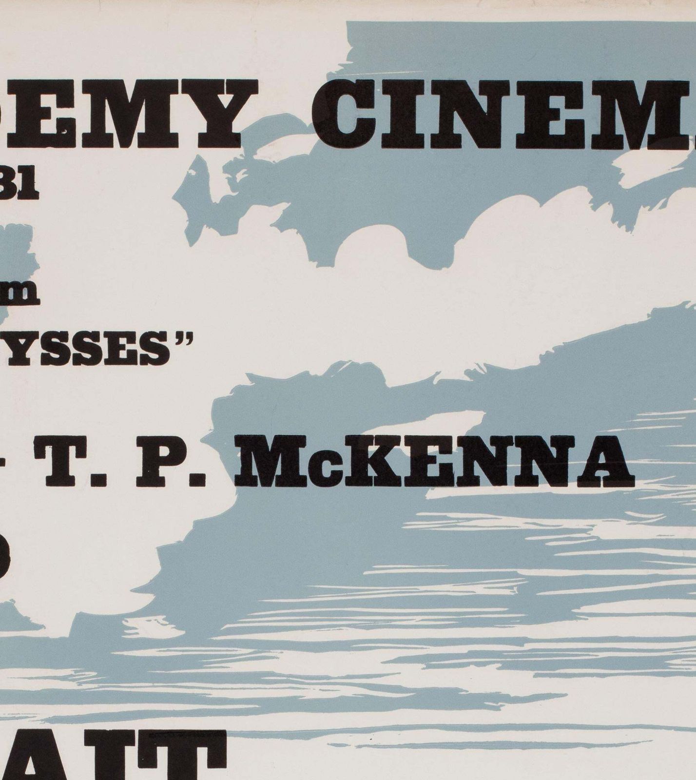 Portrait Of The Artist As A Young Man, affiche de cinéma UK Quad, Academy Cinema, 1977 photo Art