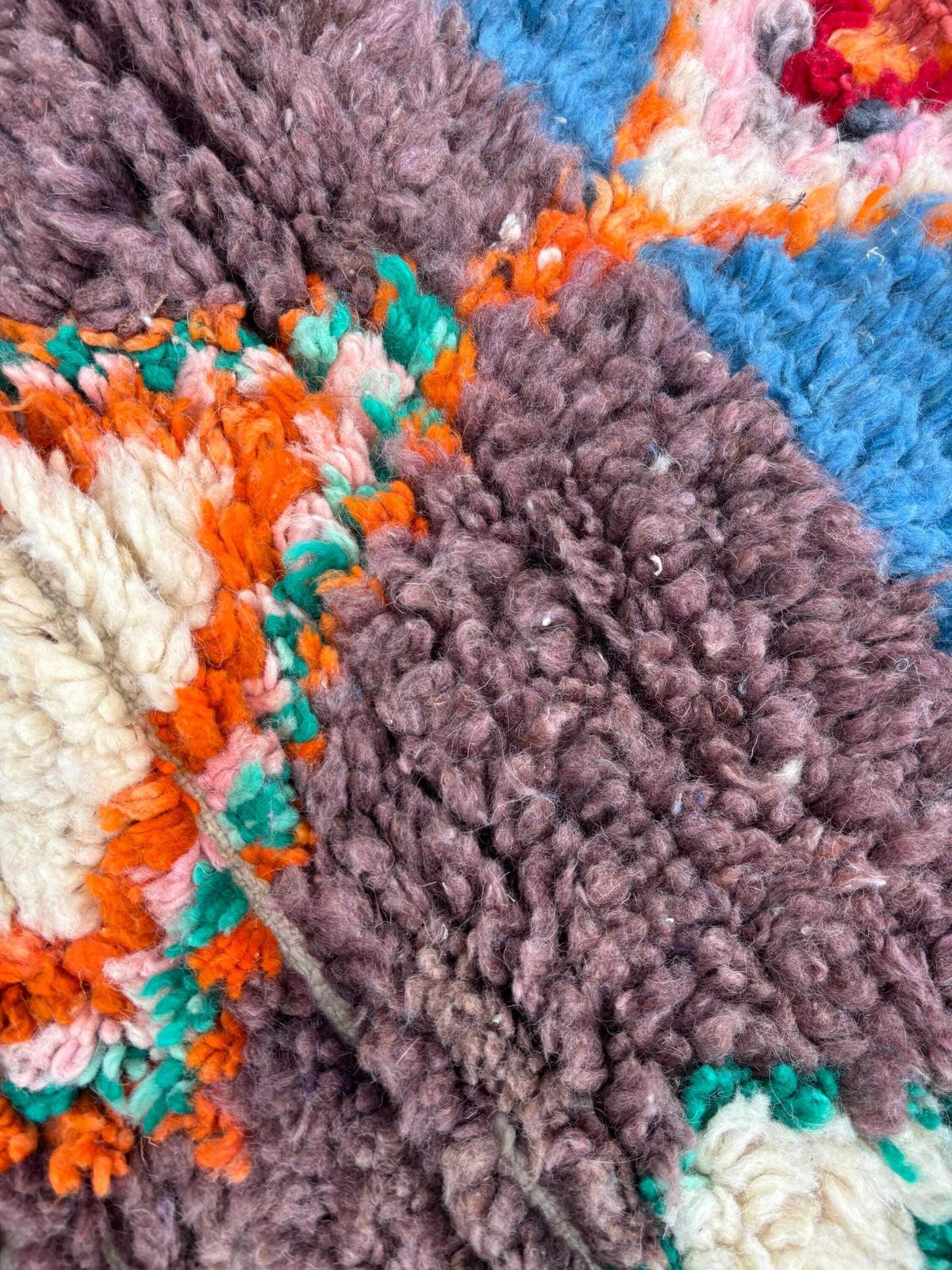 Blue Boujad Moroccan Berber Runner 70x300 Cm For A Modern Living Interior Home. photo vinterior