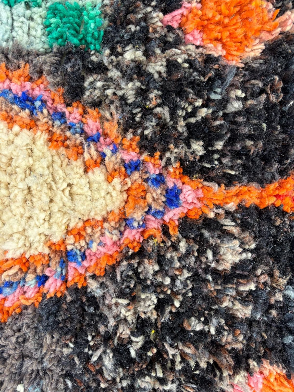 photo for sale Blue Boujad Moroccan Berber Runner 70x300 Cm For A Modern Living Interior Home.