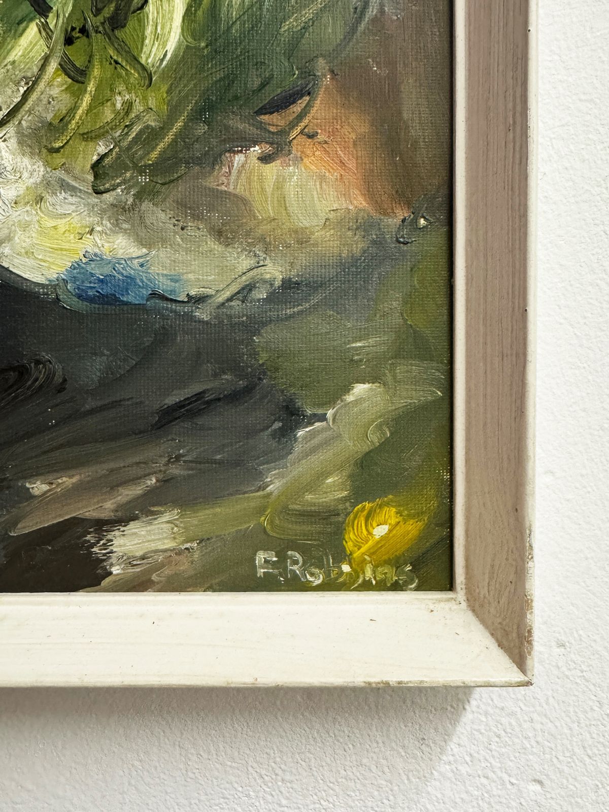 Felix Robbins, Abstract Still Life Oil Painting photo Art